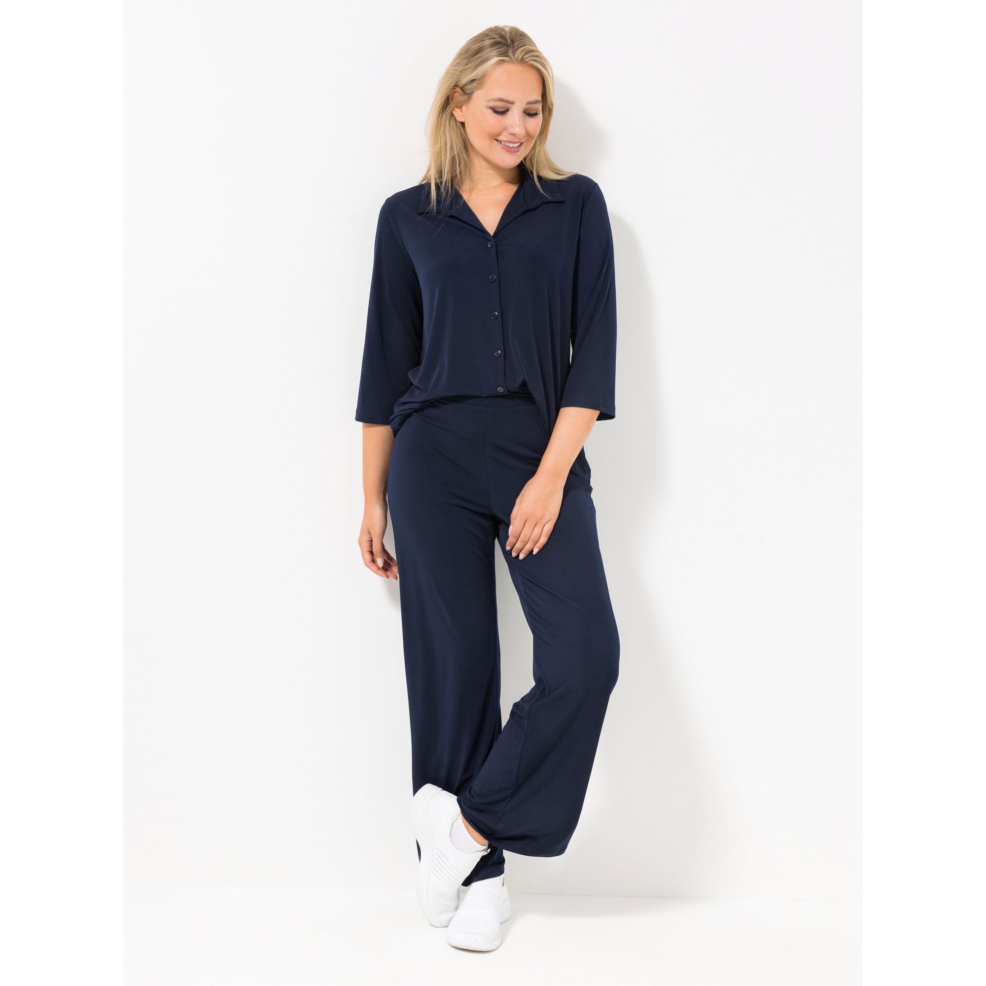 B-Ware KIM & CO. Hose, 1/1 Länge Brazil Knit Jersey Rundumdehnbund