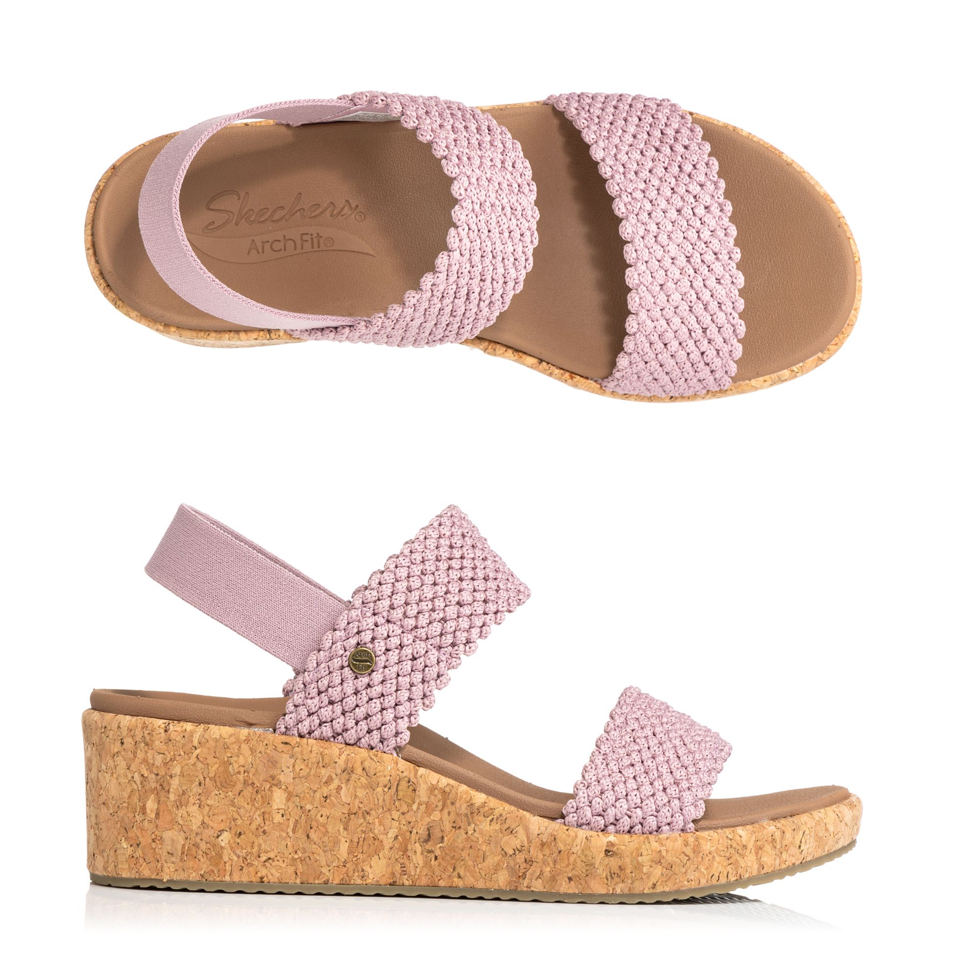 B-Ware SKECHERS Damen-Sandale Arch Fit Beverlee Strick