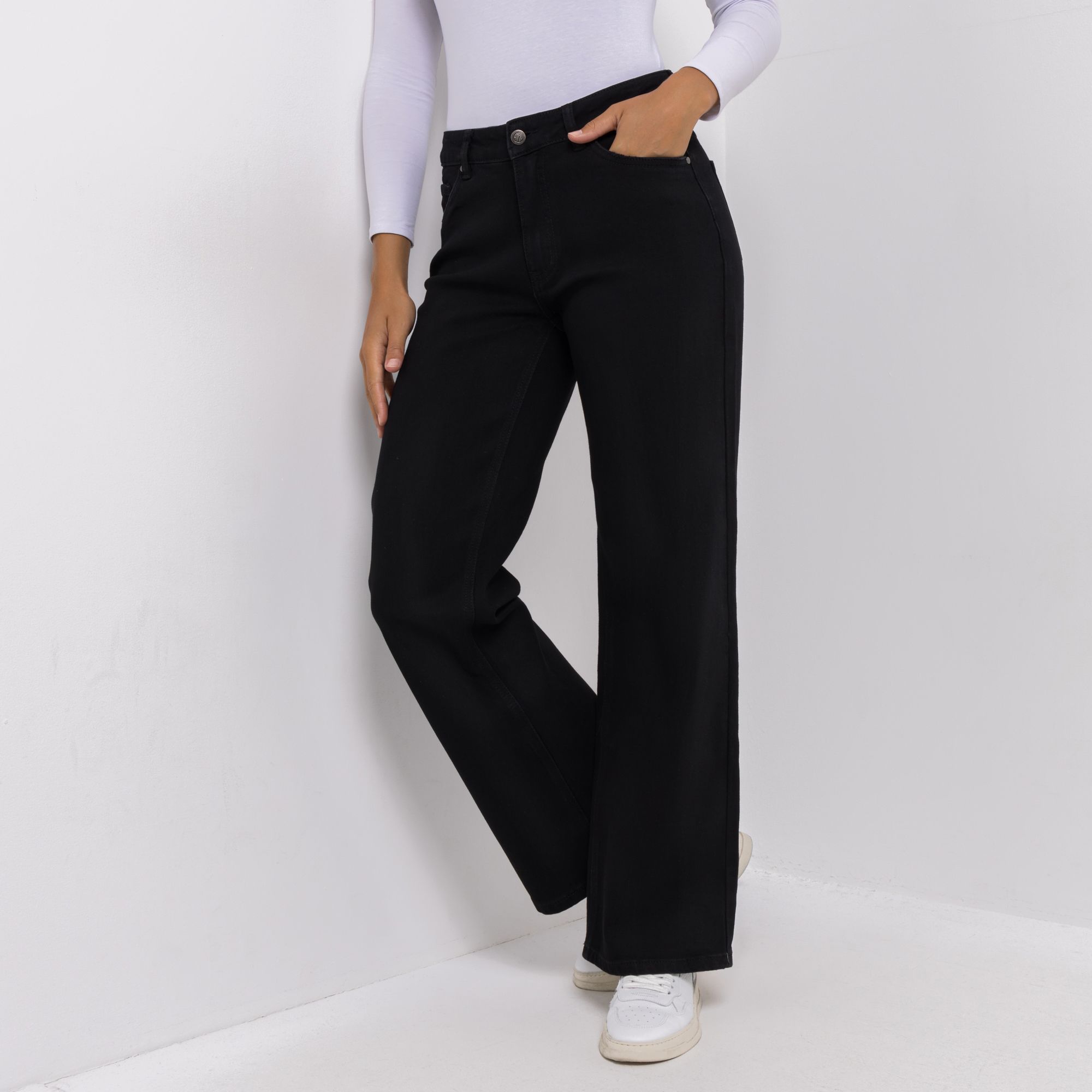 B-Ware EVA LUTZ Jeanshose 5-Pocket-Style elastische Ware