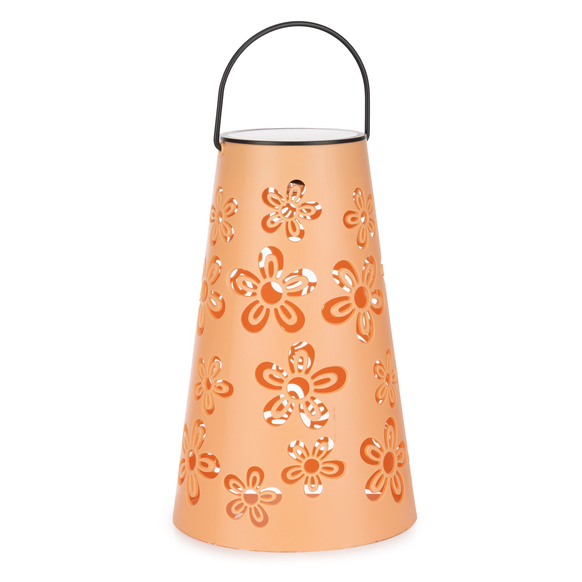 B-Ware LUMIDA Garden Solar-Laterne Cut-Out-Design mit Henkel