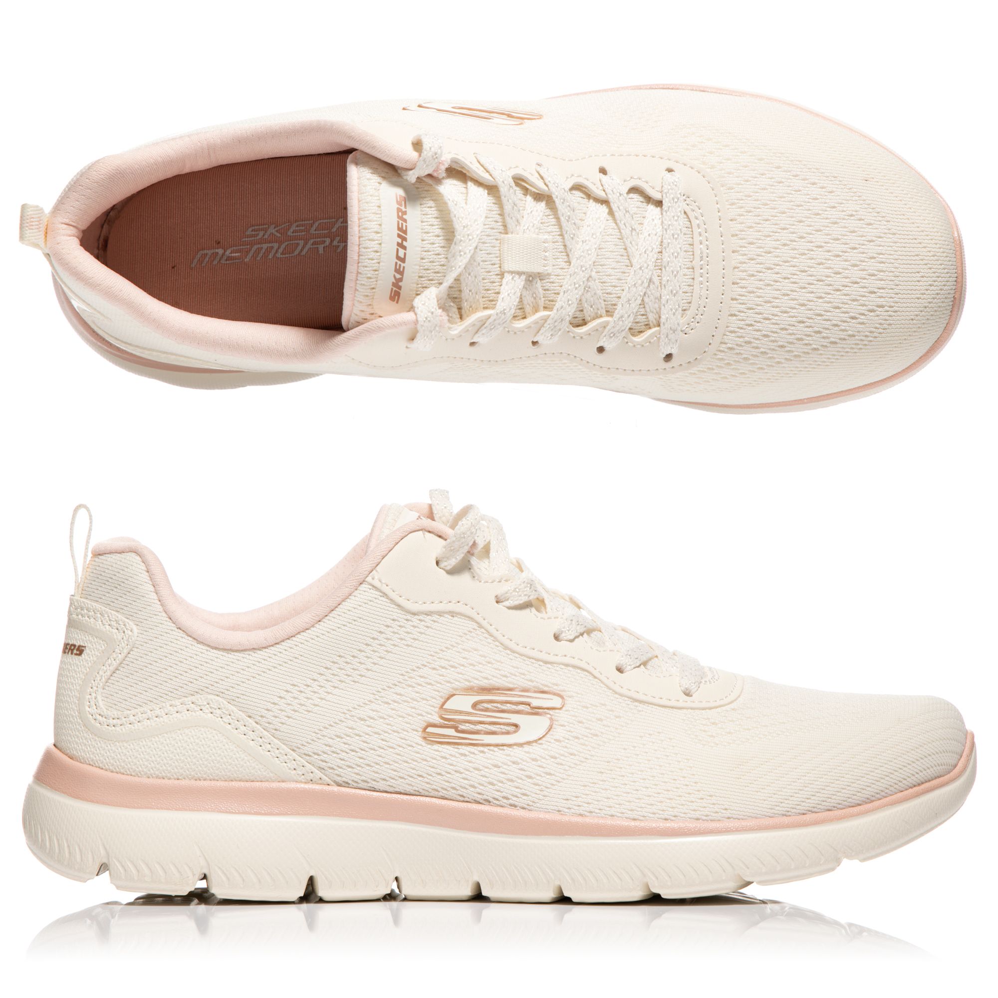 B-Ware SKECHERS Damen-Sneaker Summits Quiet Dream Materialmix