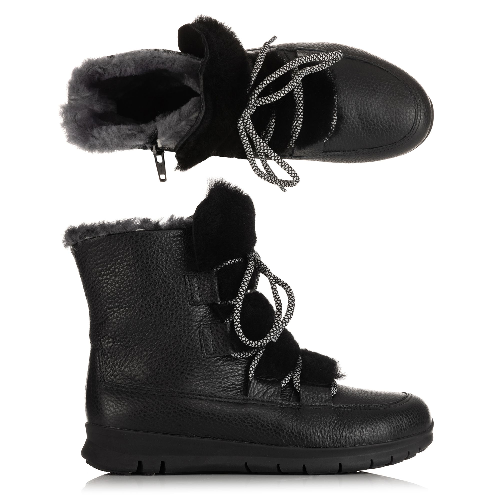 B-Ware VITAFORM Damen-Stiefelette Nappaleder Lammfell gefüttert