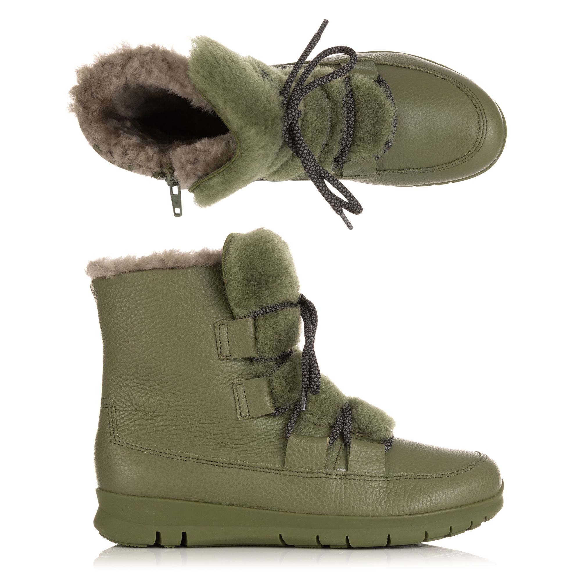 B-Ware VITAFORM Damen-Stiefelette Nappaleder Lammfell gefüttert