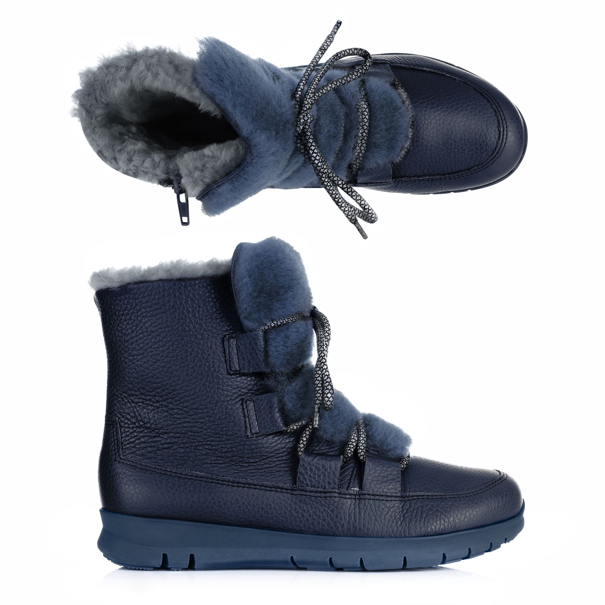 B-Ware VITAFORM Damen-Stiefelette Nappaleder Lammfell gefüttert