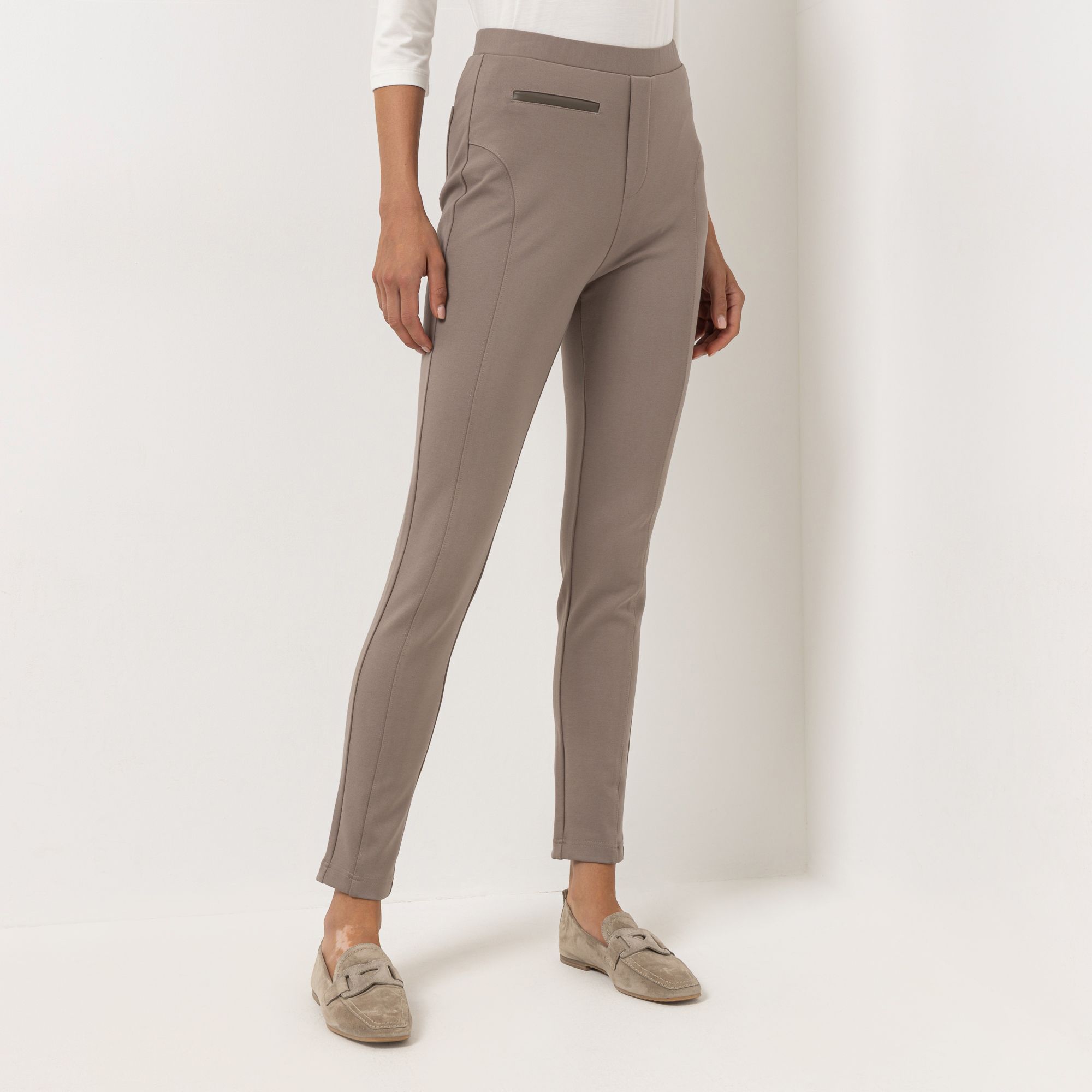 B-Ware STEFFEN SCHRAUT Jeggings Rundumdehnbund PU-Detail