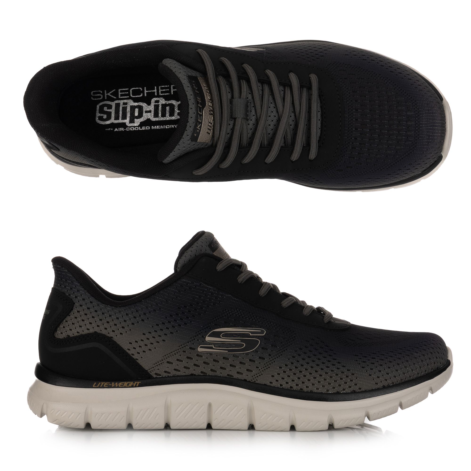 B-Ware SKECHERS Herren-Slipper Track Revno Mesh