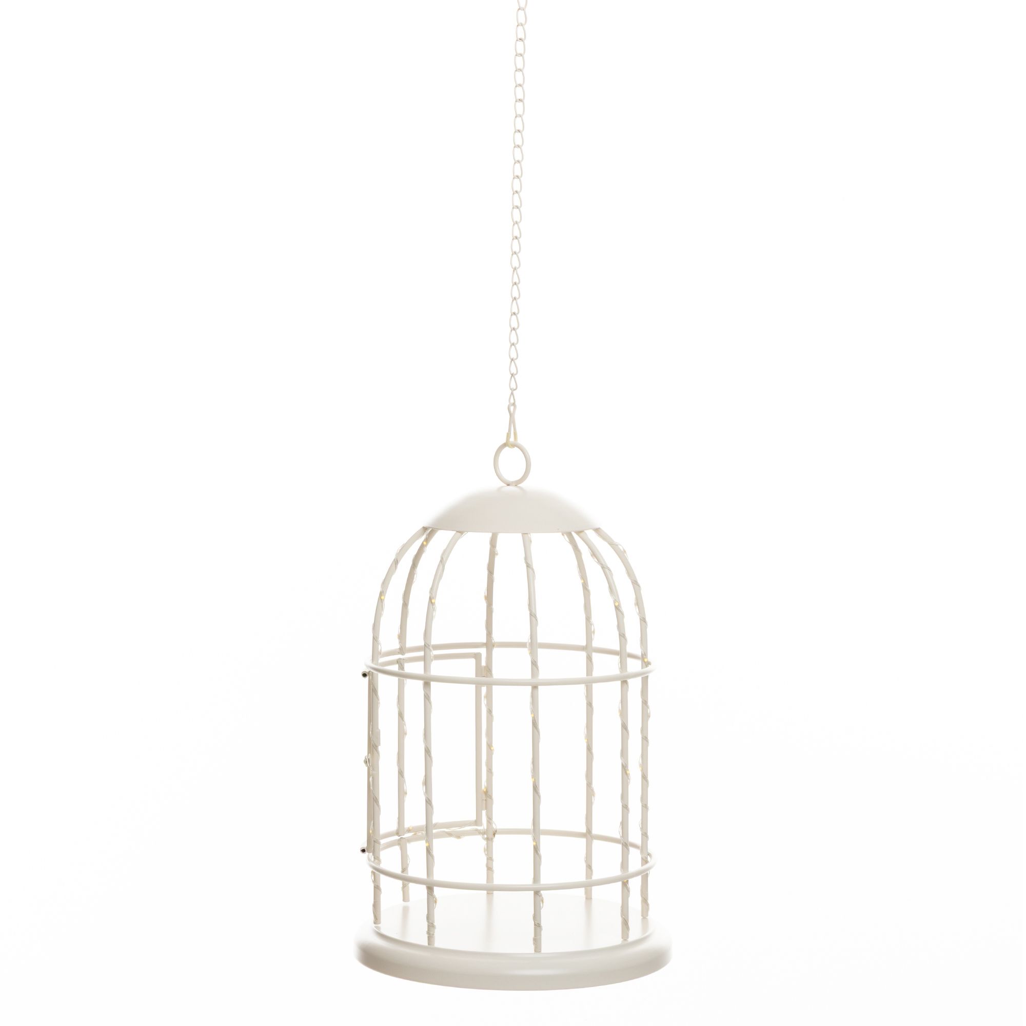 B-Ware LUMIDA Casa Deko-Vogelkäfig mit LED-Lichterkette 5h-Timerfunktion