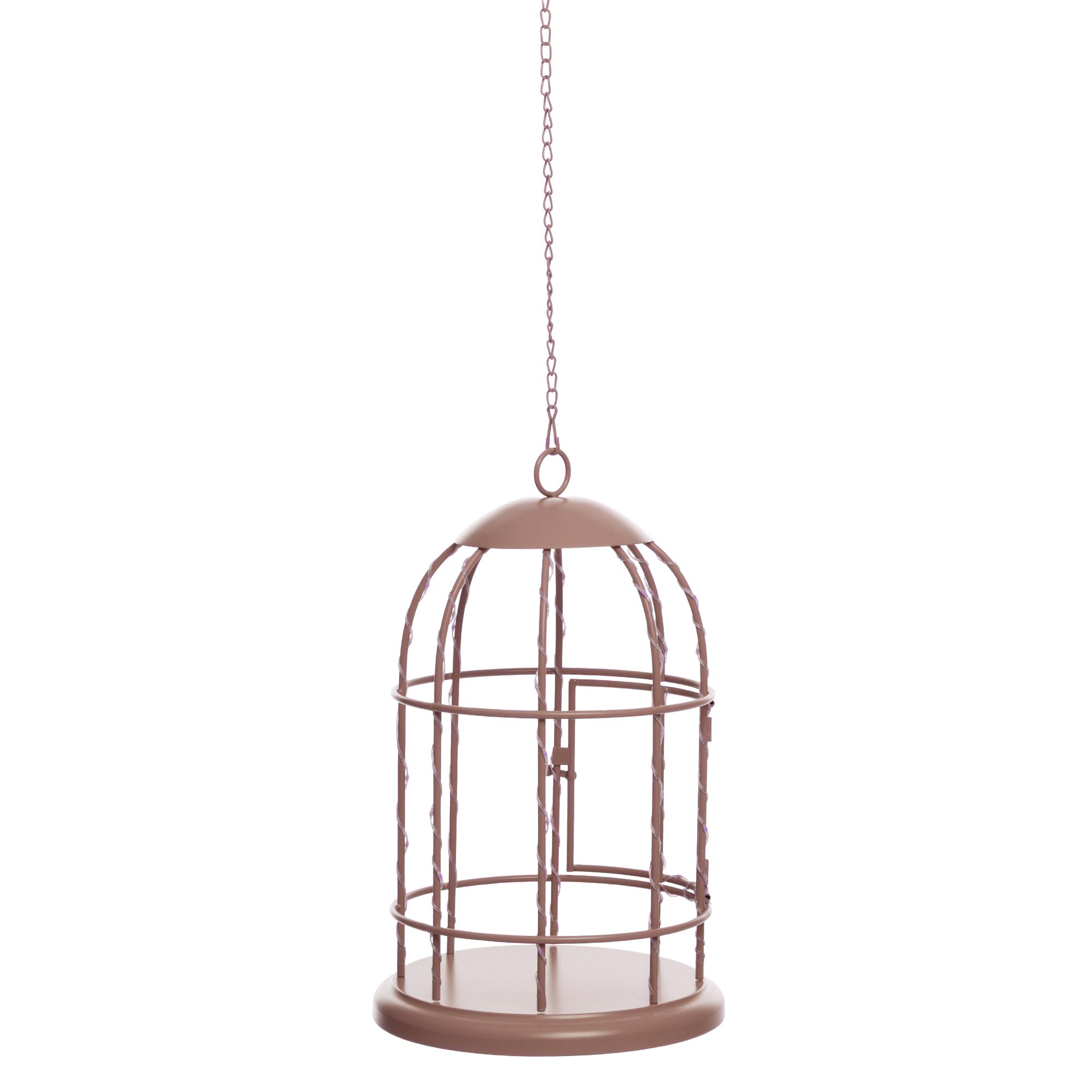 B-Ware LUMIDA Casa Deko-Vogelkäfig mit LED-Lichterkette 5h-Timerfunktion