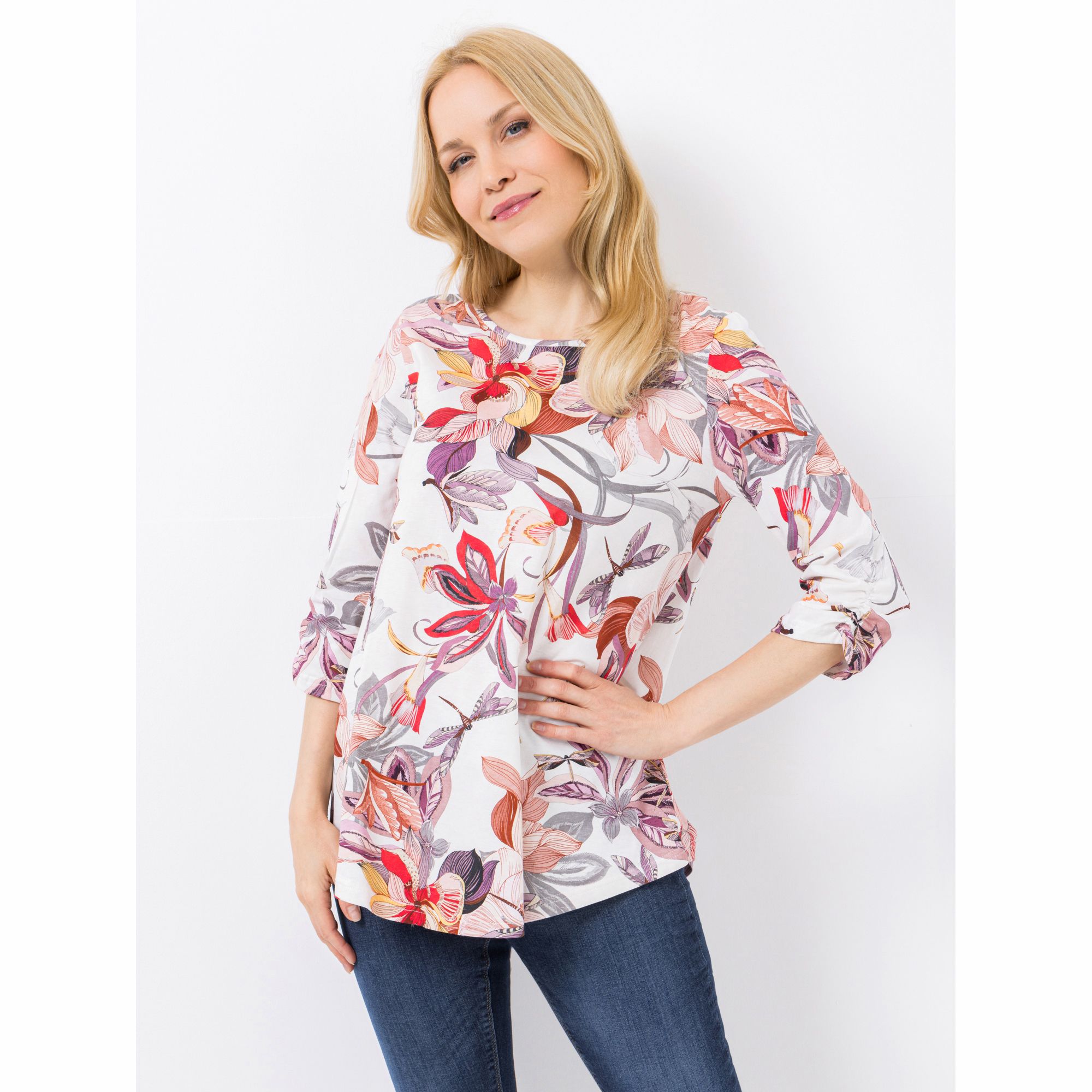 B-Ware Green Cotton by Peter Hahn Longshirt, 3/4-Arm Style Filippa