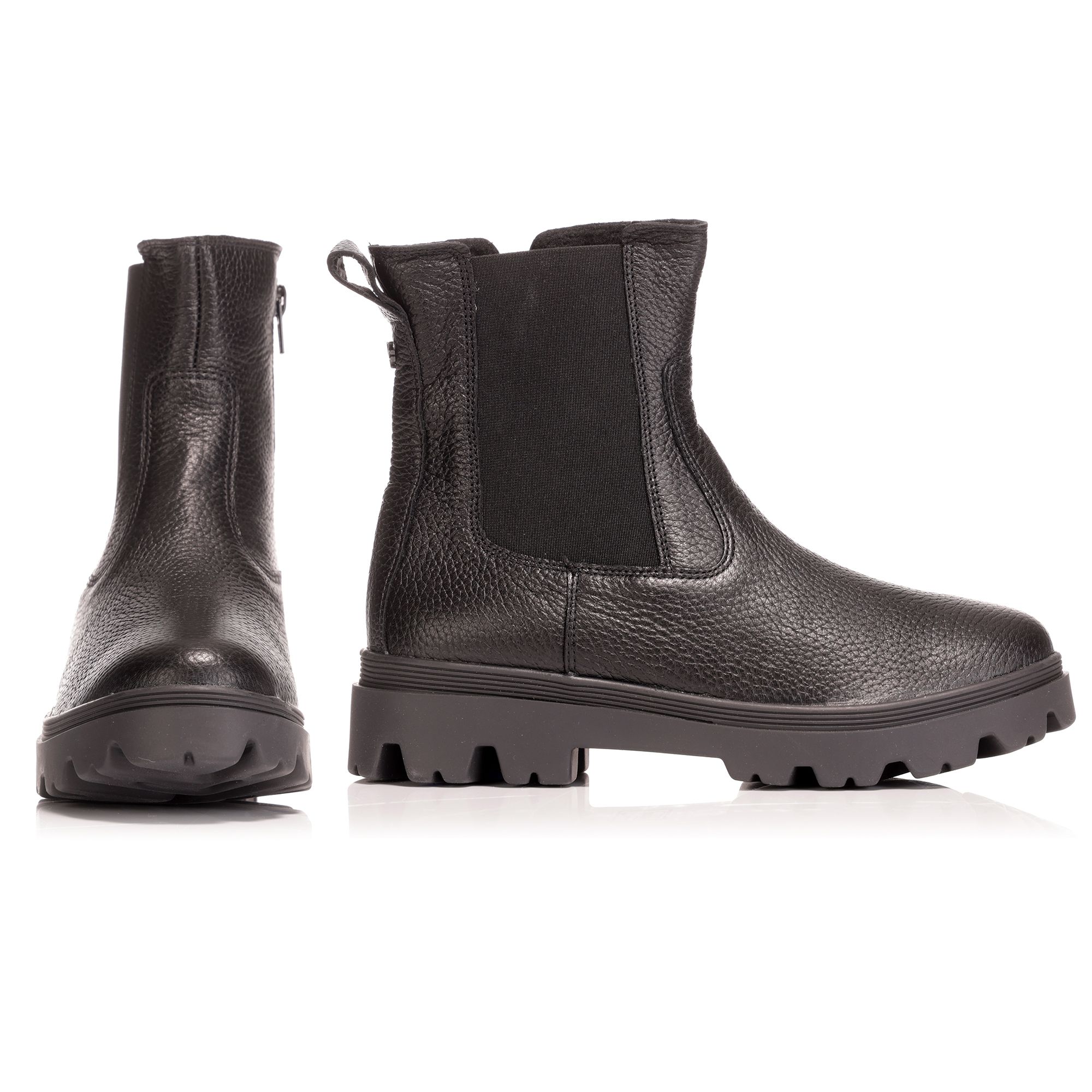 B-Ware VITAFORM Damen-Stiefelette Hirschleder Reißverschluss