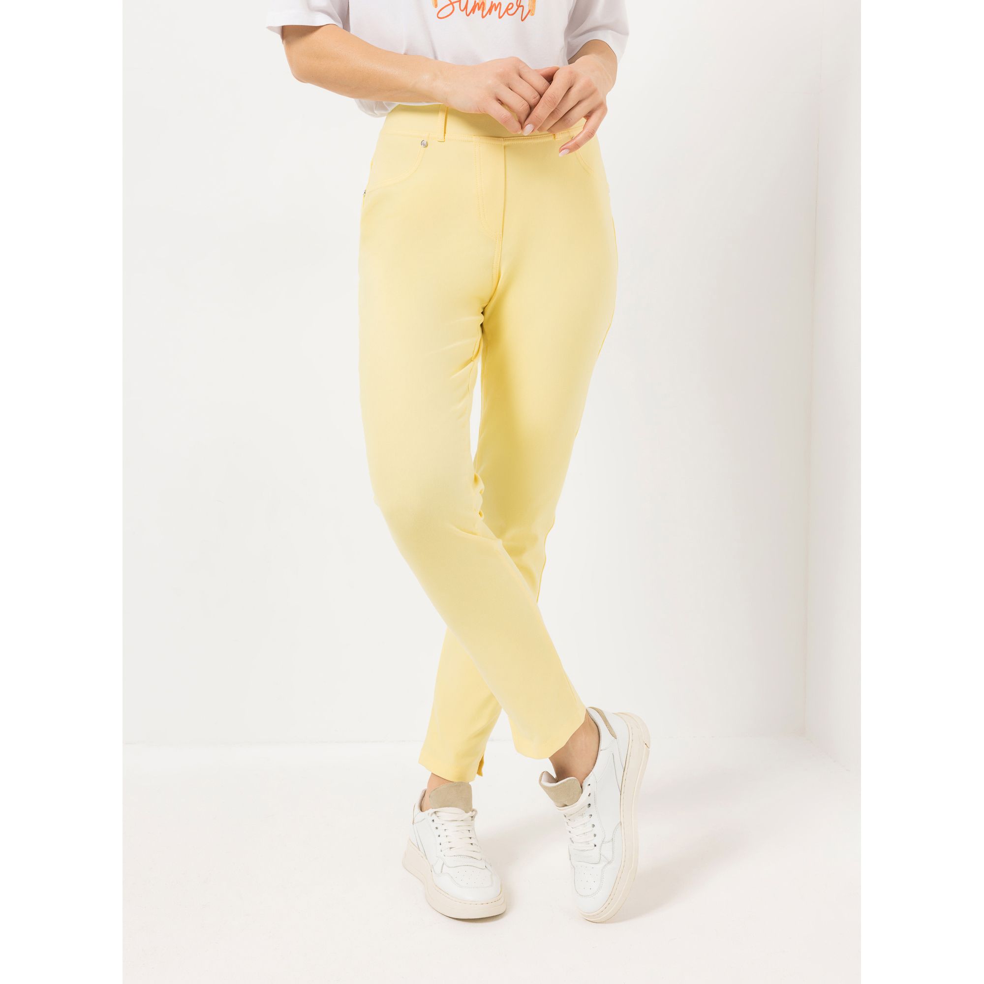 B-Ware DENIM & CO. Schlupfhose Denise Rundumdehnbund knöchellang