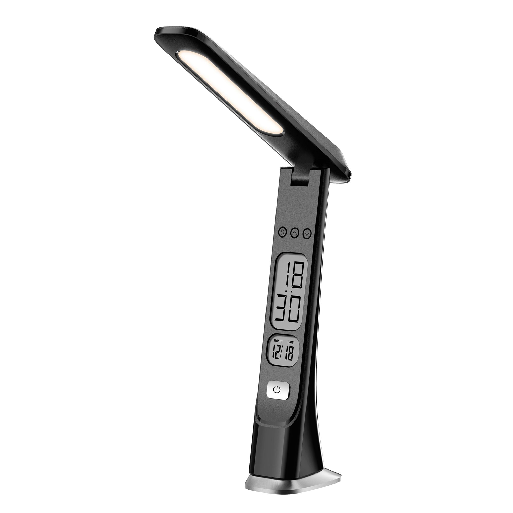 B-Ware LED-Tischleuchte 3 Lichtfarben stufenlos dimmbar Multifunktionsdisplay