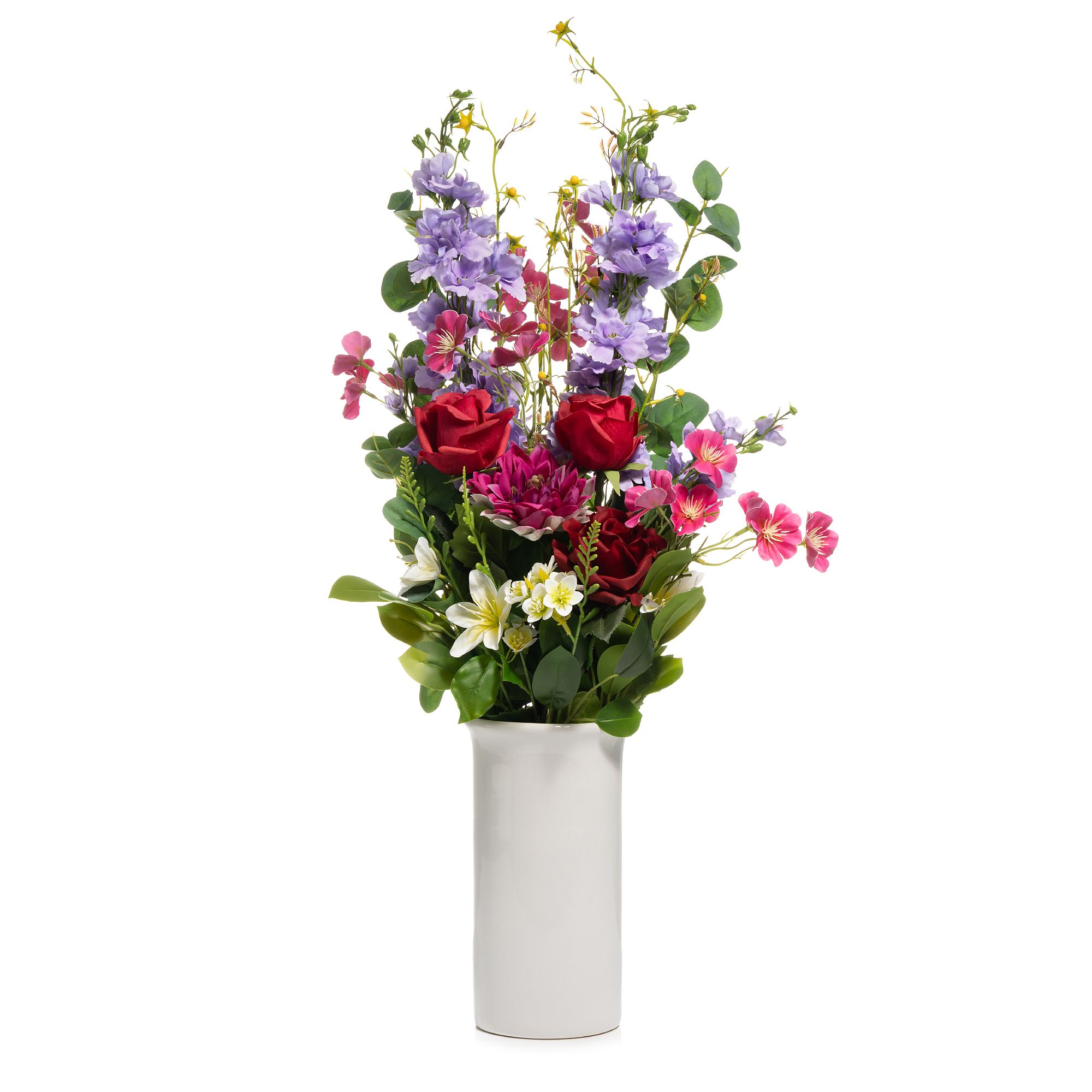 B-Ware ABELLA Flora künstl. Bouquet mit Realtouch in Keramik-Vase