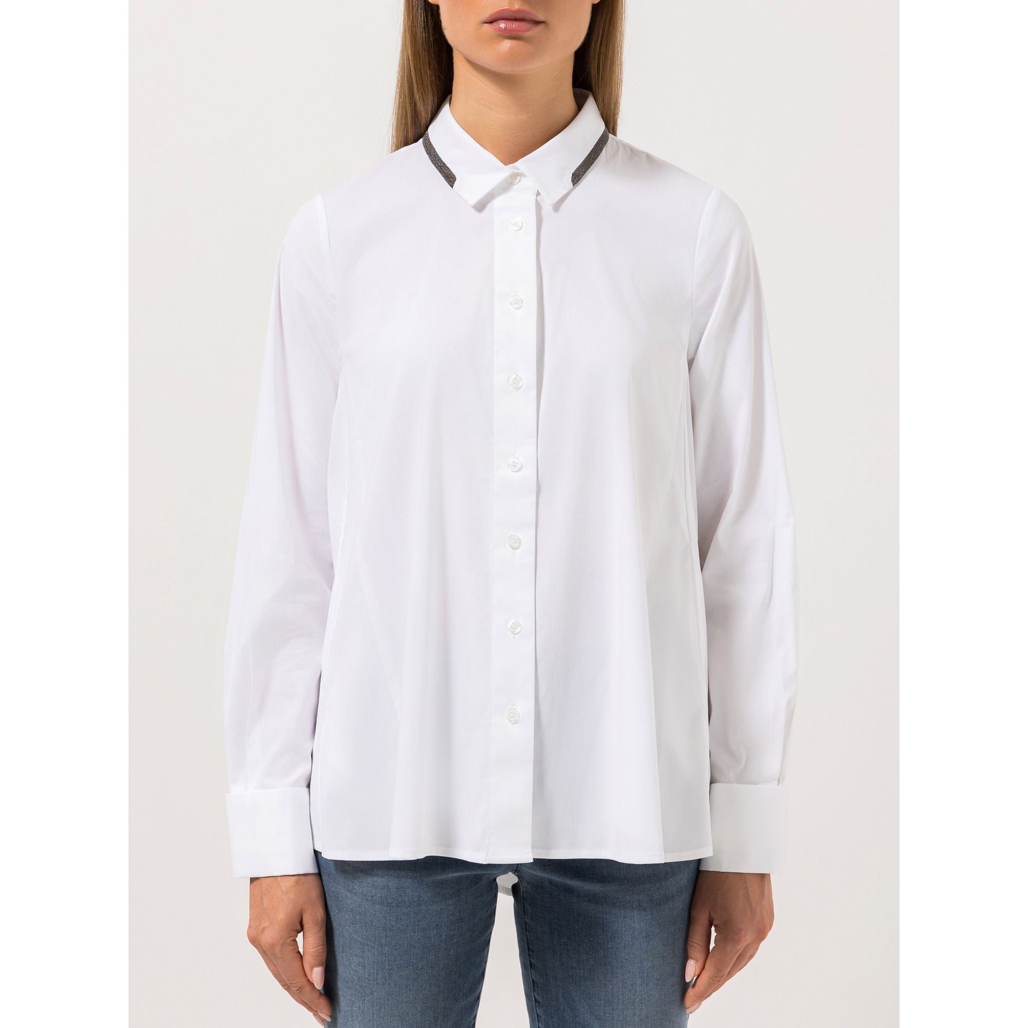 B-Ware STEFFEN SCHRAUT Bluse Florenz Ketten-Detail am Kragen