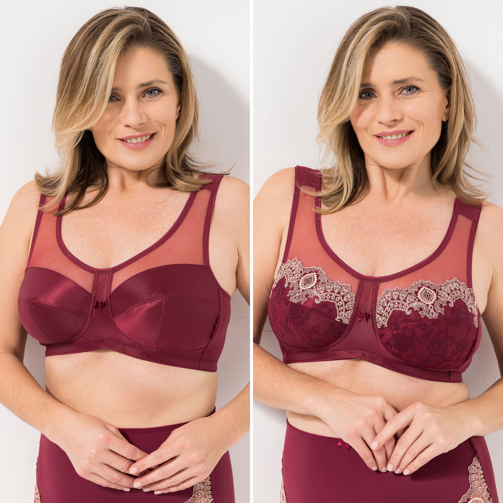 B-Ware LITTLE ROSE 2 Entlastungs-BHs Mikrofasermischung Passform Lady