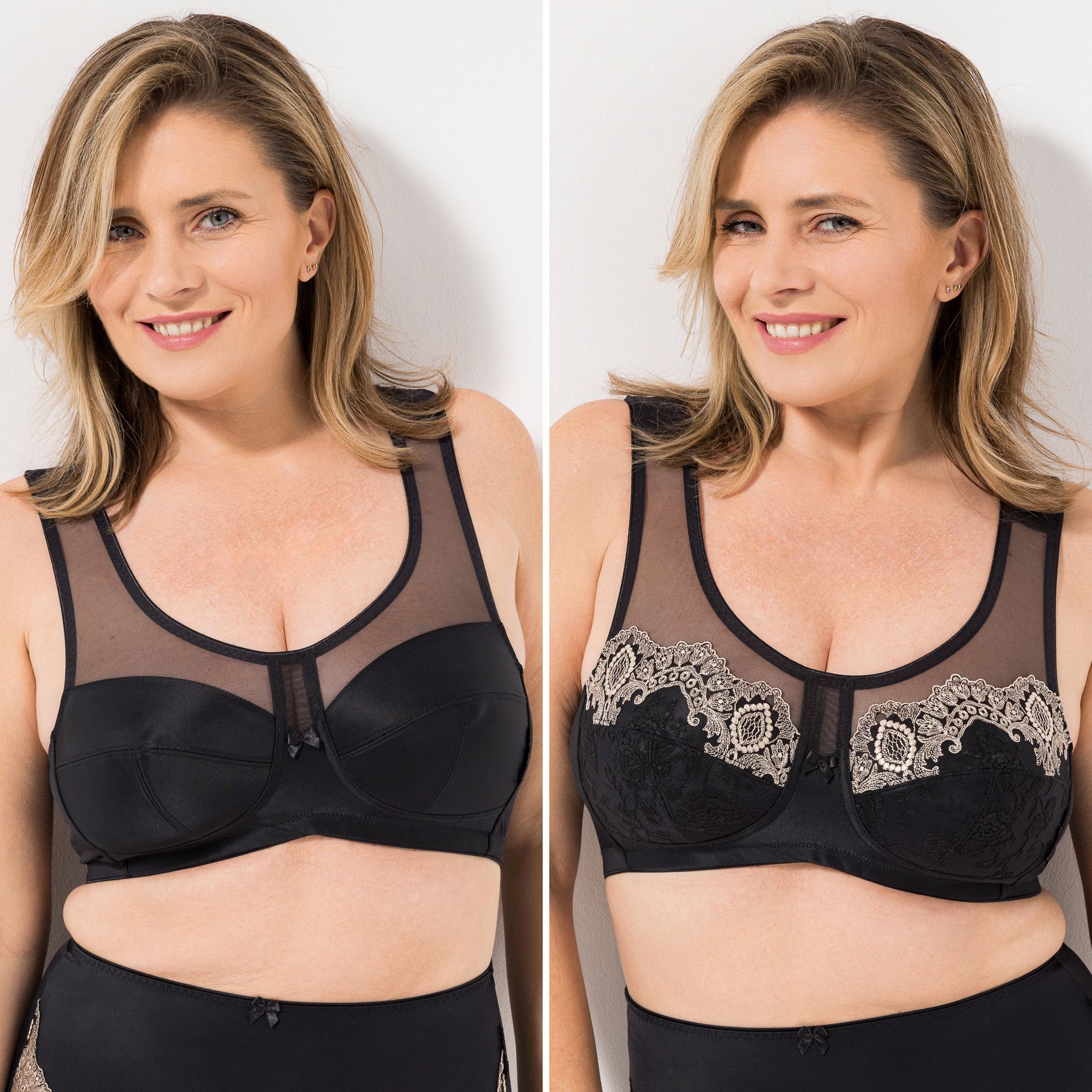 B-Ware LITTLE ROSE 2 Entlastungs-BHs Mikrofasermischung Passform Lady