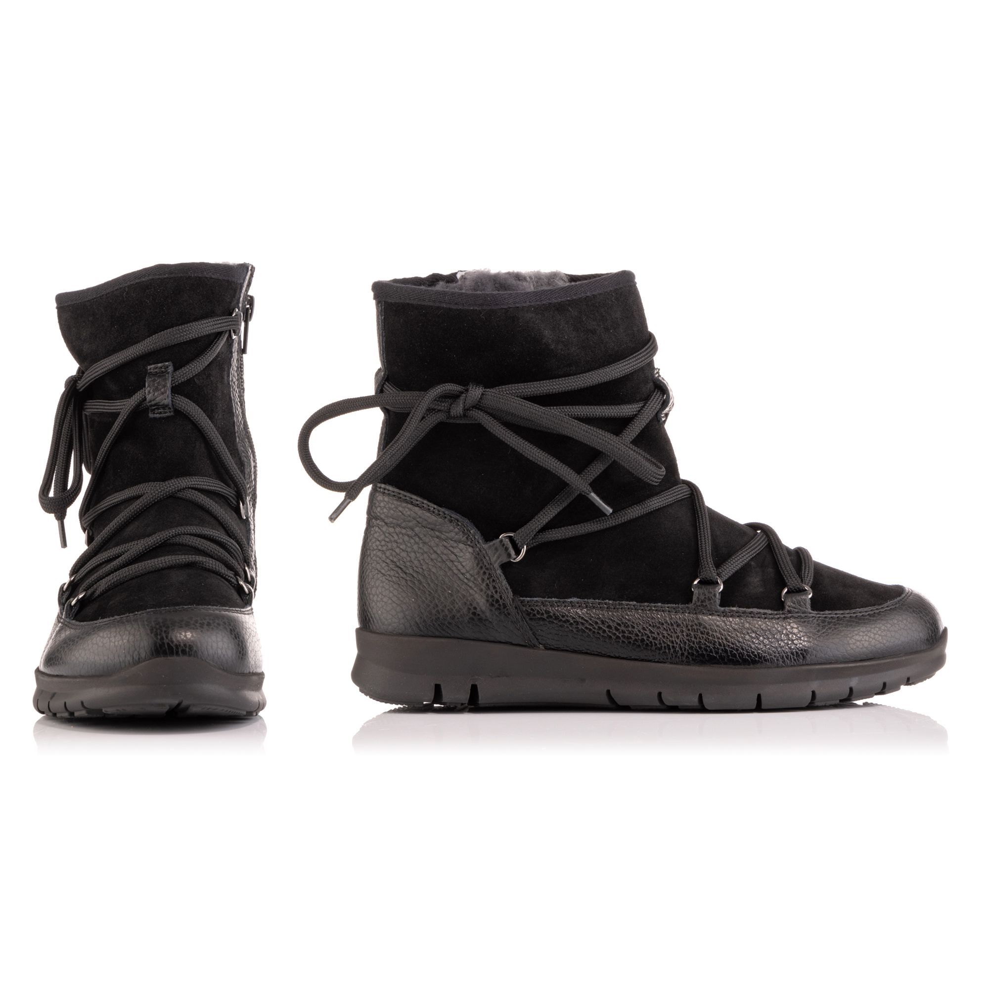 B-Ware VITAFORM Damen-Slipper Lackstretch Samtziege