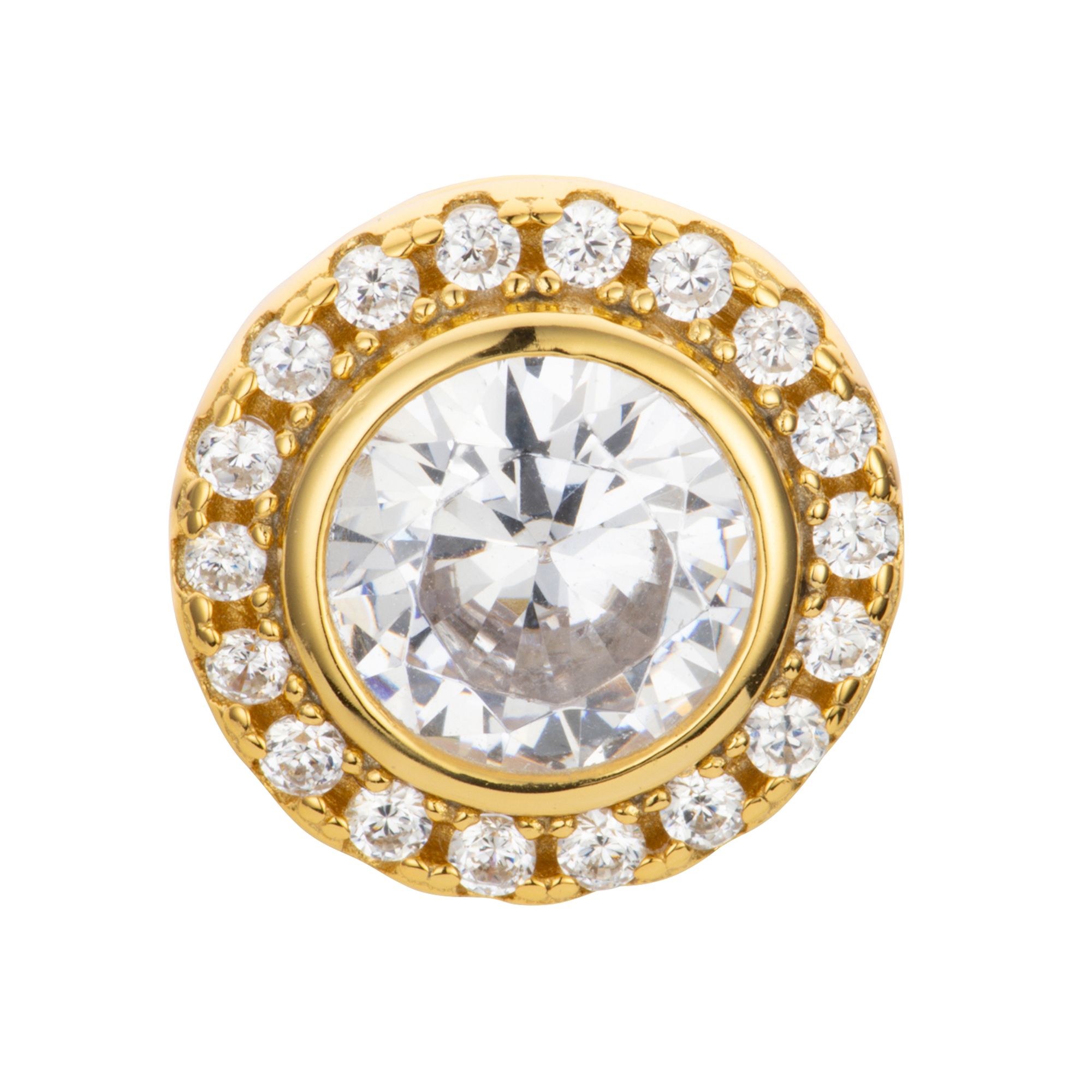 B-Ware DIAMONIQUE® Ohrstecker = 2,16ct Brillantschliff