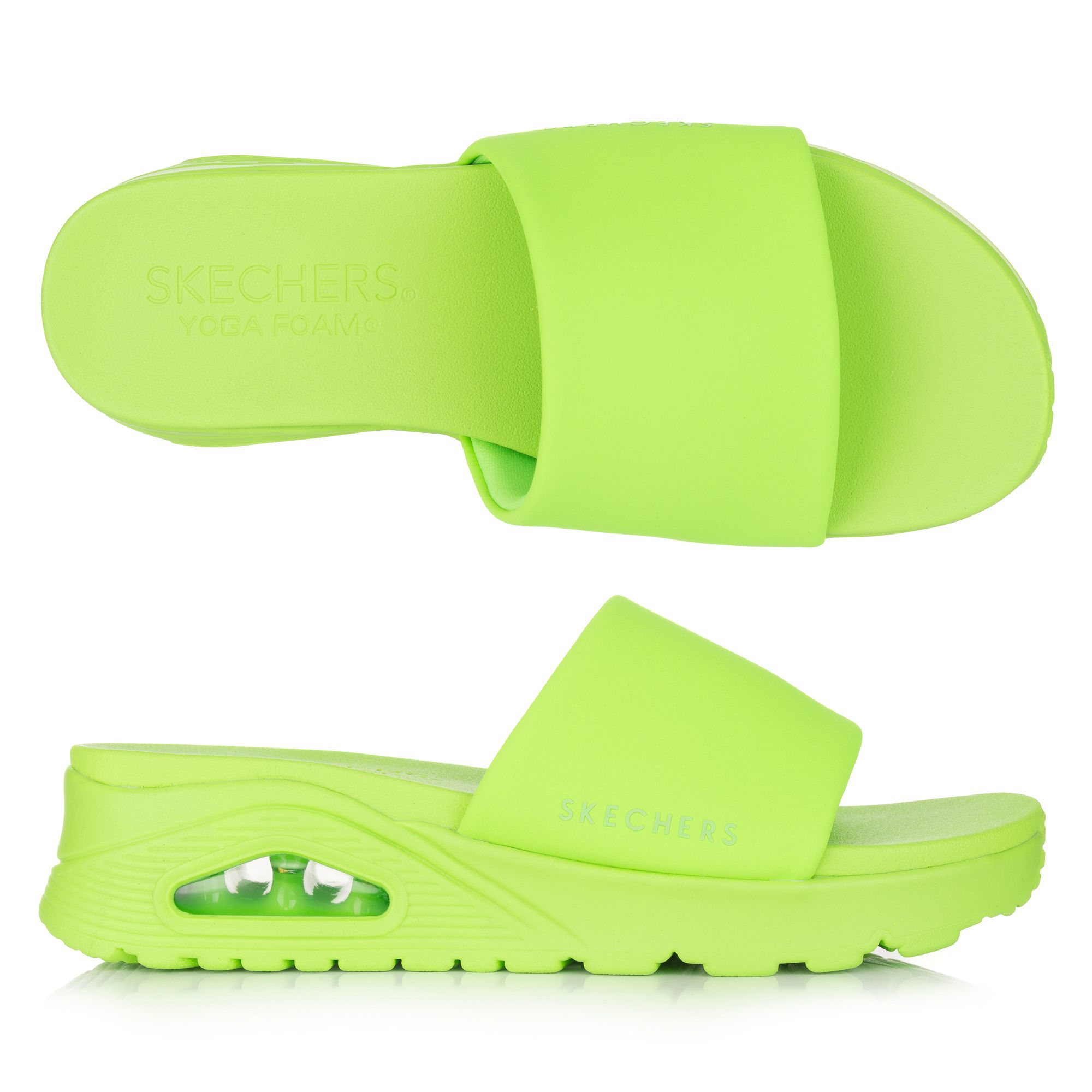 B-Ware SKECHERS Damen-Pantolette Uno - Stand Togeth Materialmix