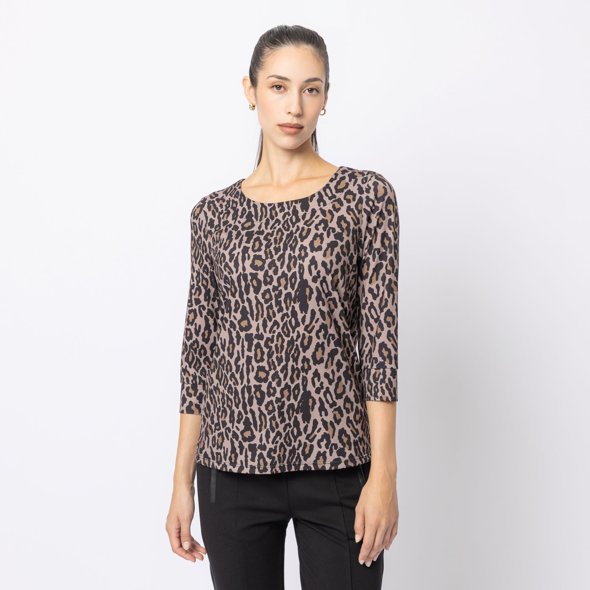 B-Ware STEFFEN SCHRAUT Shirt Lissabon 3/4-Arm Leoparden-Druck