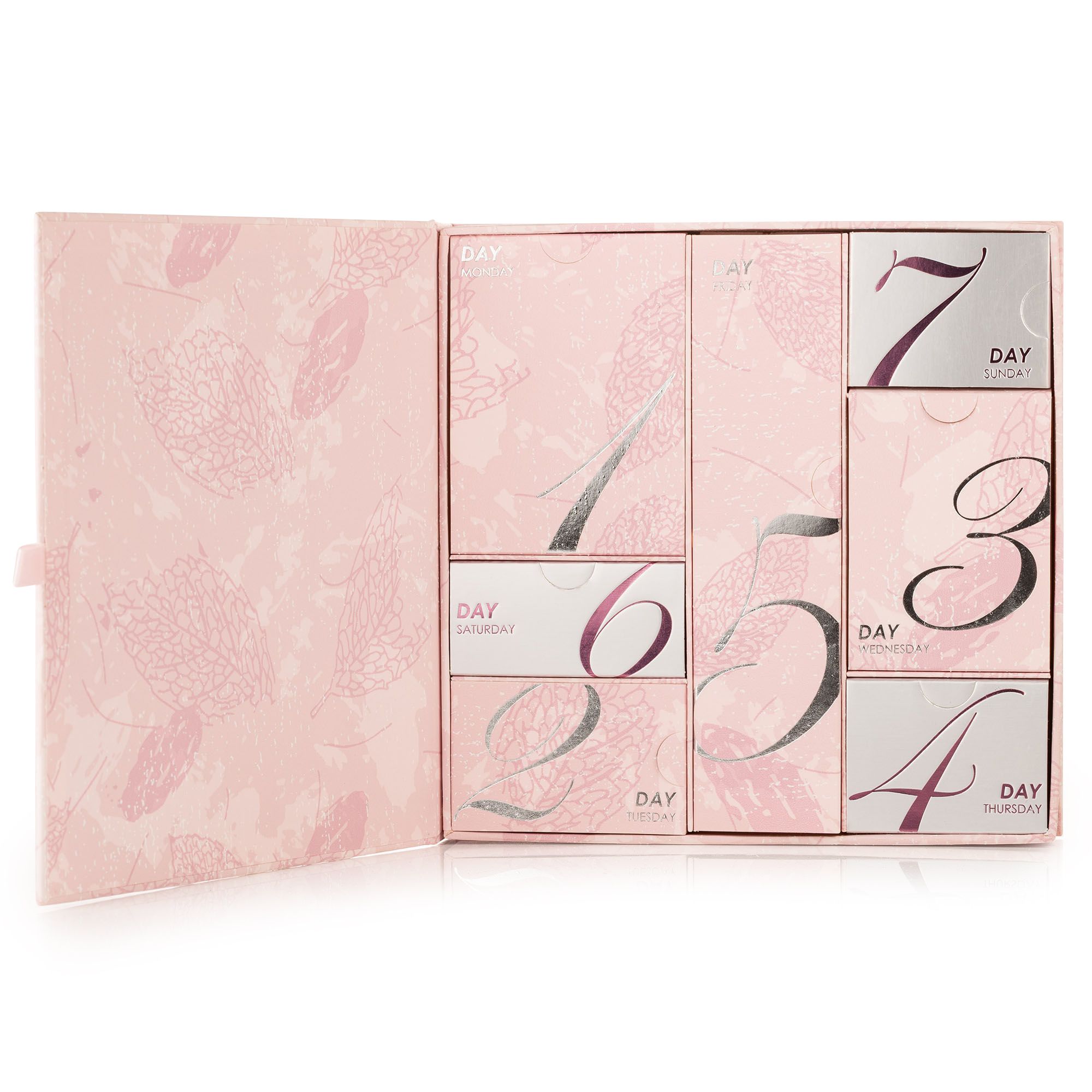 B-Ware DIAMONIQUE® Sommer Kalendar 7 tlg. Set Brillantschliff