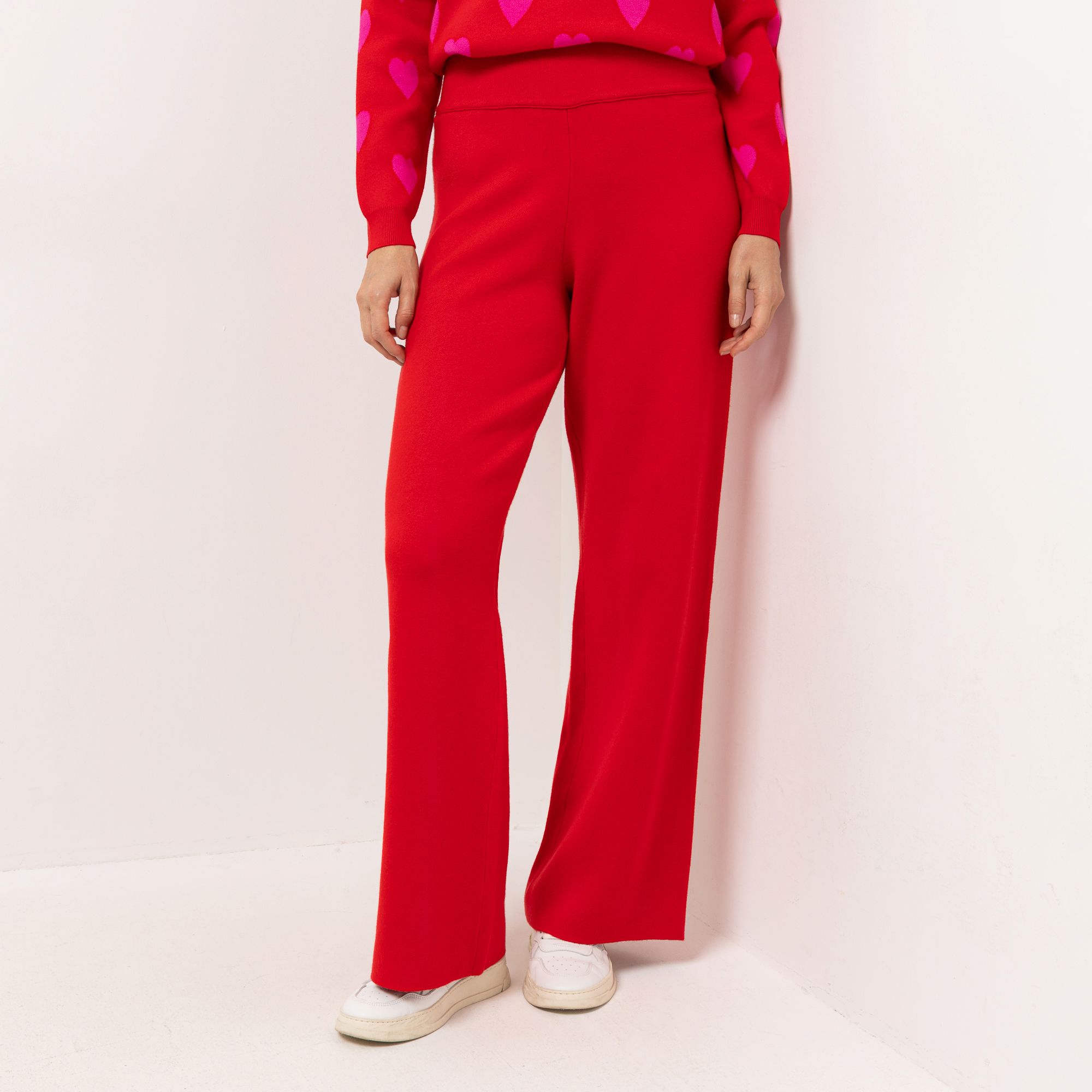 B-Ware ANNI FOR FRIENDS Strickhose, 1/1-Länge Rundumdehnbund gerades Bein