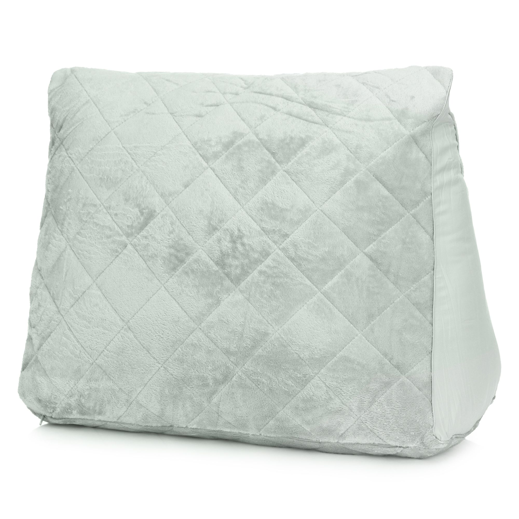 B-Ware GOLDWOLKE Lesekissen Chinchilla Diamantsteppung