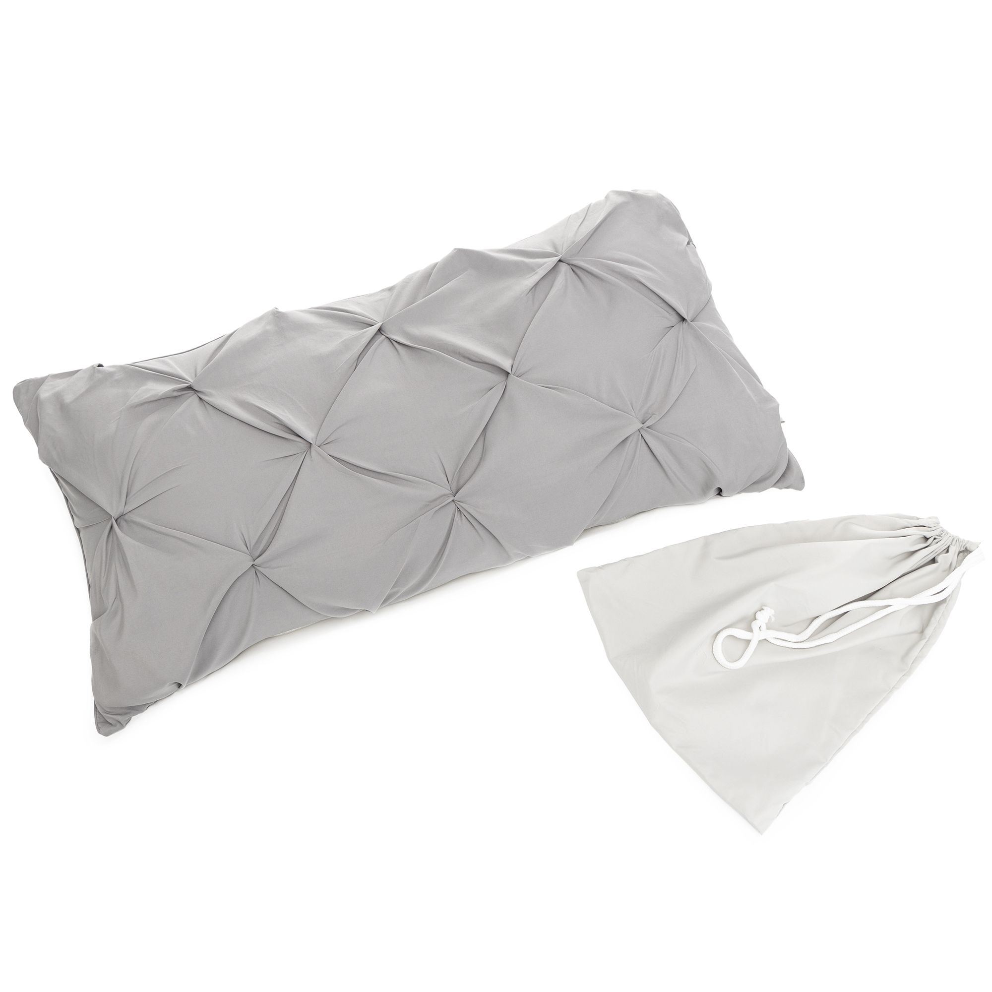 B-Ware GOLDWOLKE 1 Kopfkissen, farbig handgemachte Steppung Nachfüllkonzept