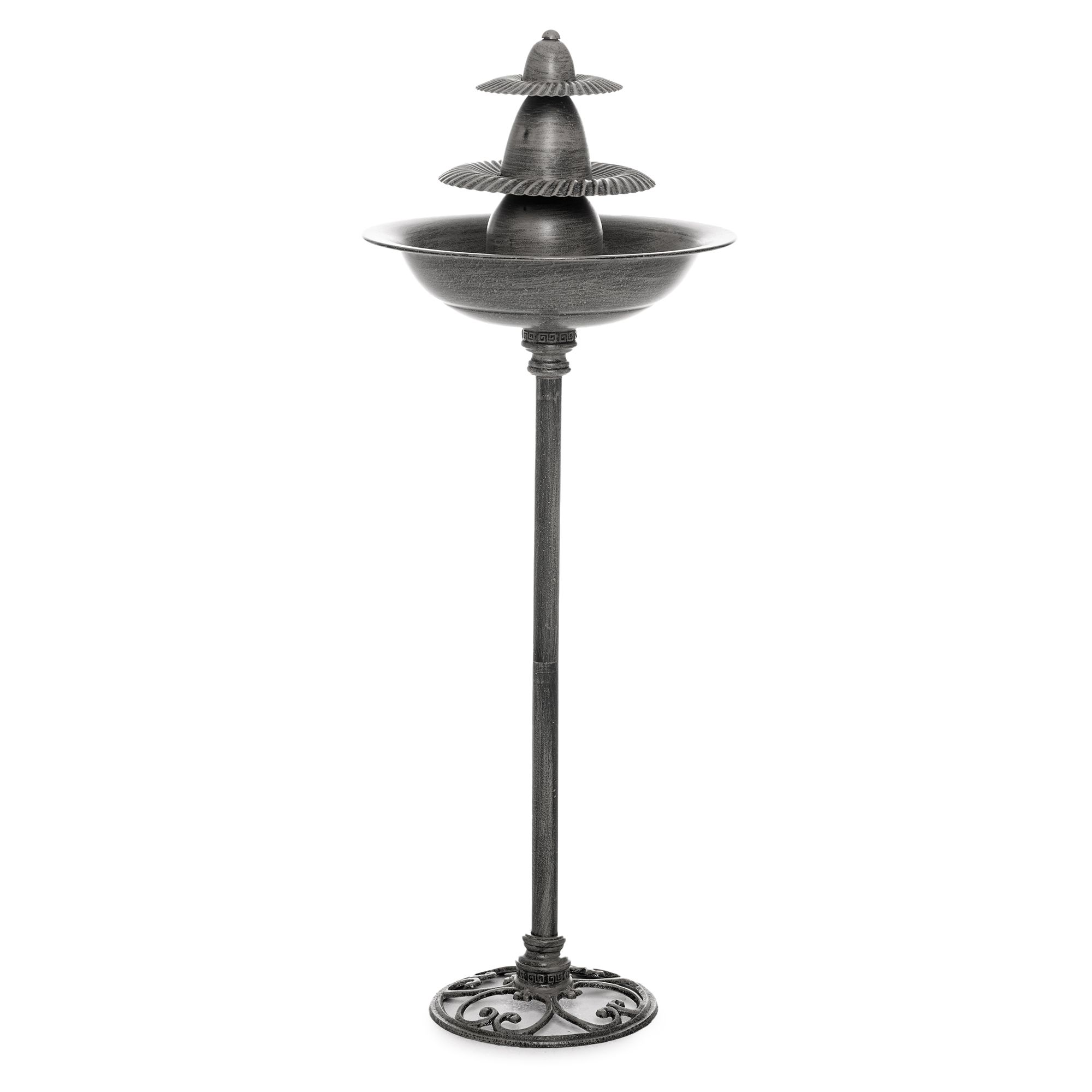 B-Ware ABELLA Garden Garten-Brunnen aus Metall Höhe 103cm, Ø 38,5cm