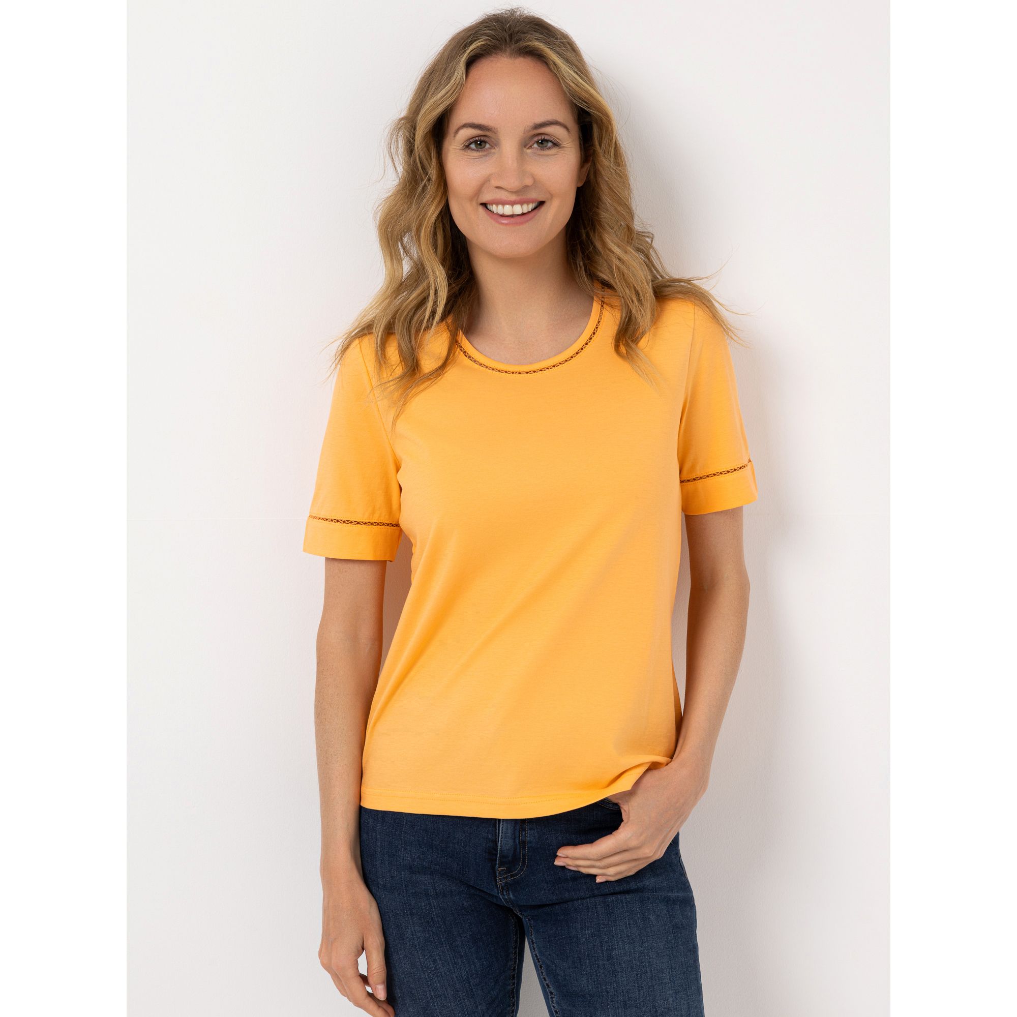 B-Ware Green Cotton by Peter Hahn Shirt, 1/2-Arm Style Frida