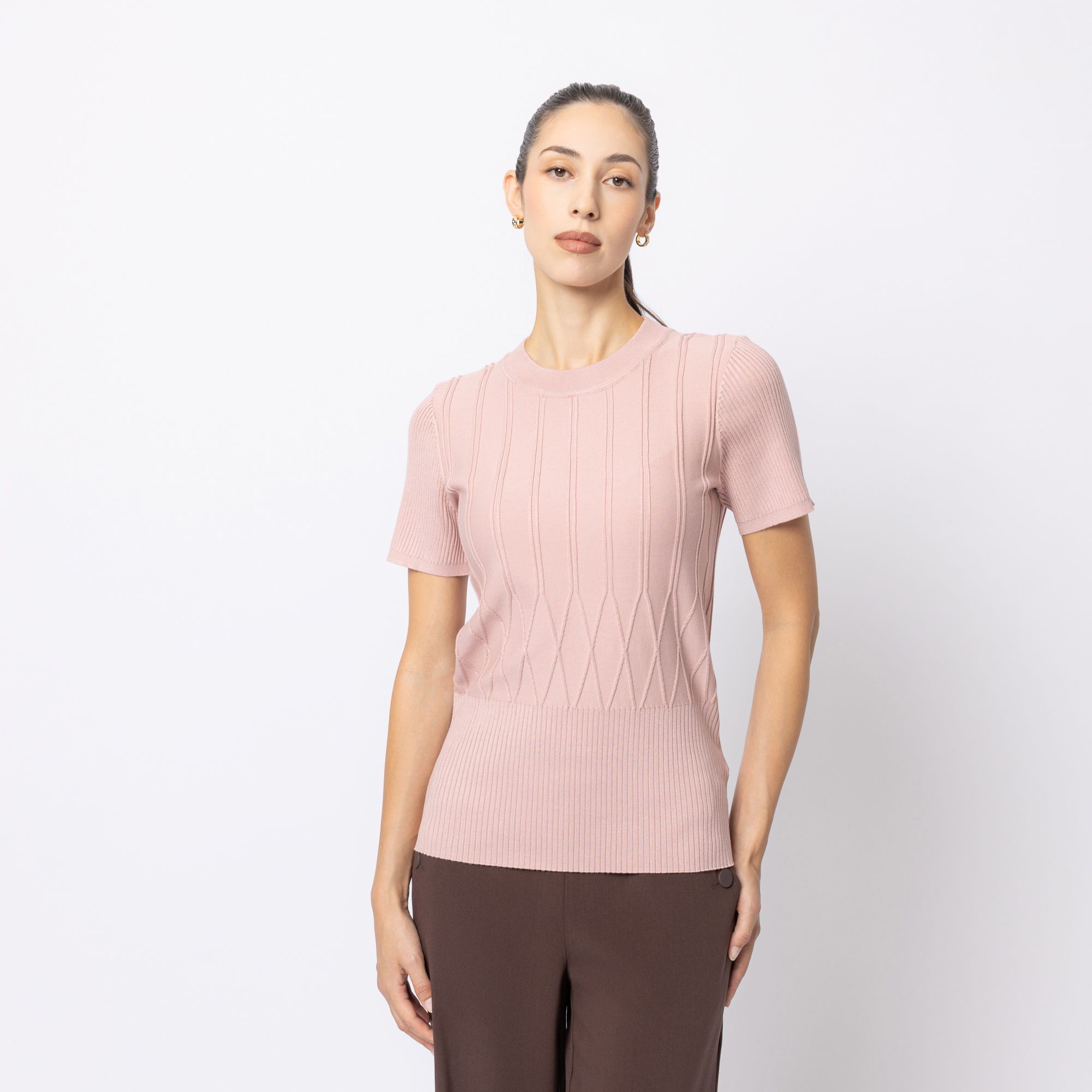 B-Ware STEFFEN SCHRAUT Pullover, 1/2 Arm Strukturstrick hüftumspielend