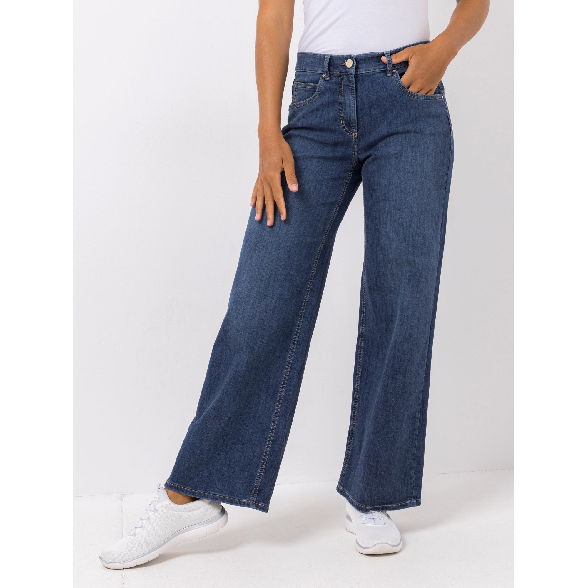 B-Ware DAWID by Dawid Tomaszewski Jeanshose Stickerei hinten