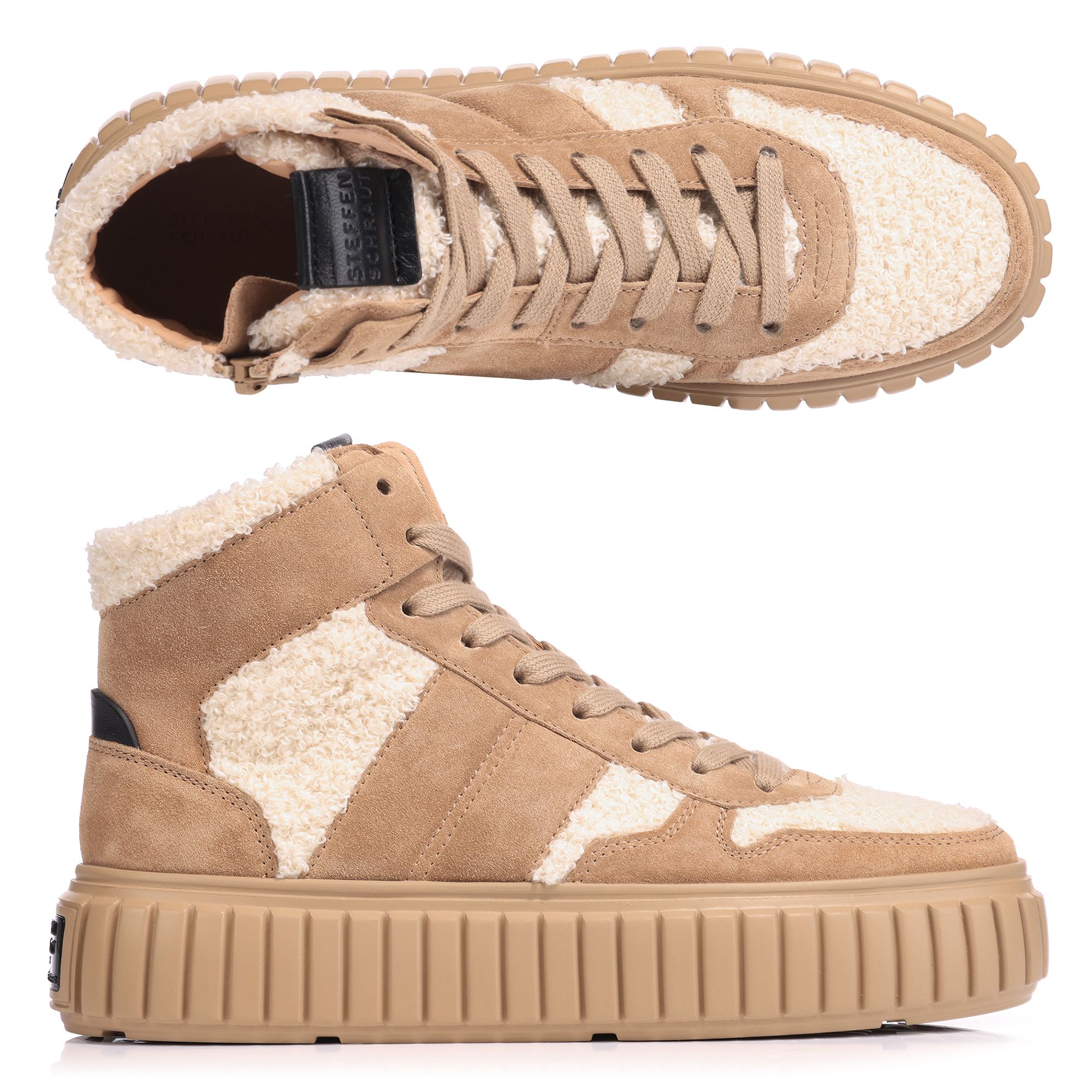 B-Ware STEFFEN SCHRAUT by Kennel & Schmenger Damen-Hightop Sneaker Absatz ca. 4,5cm