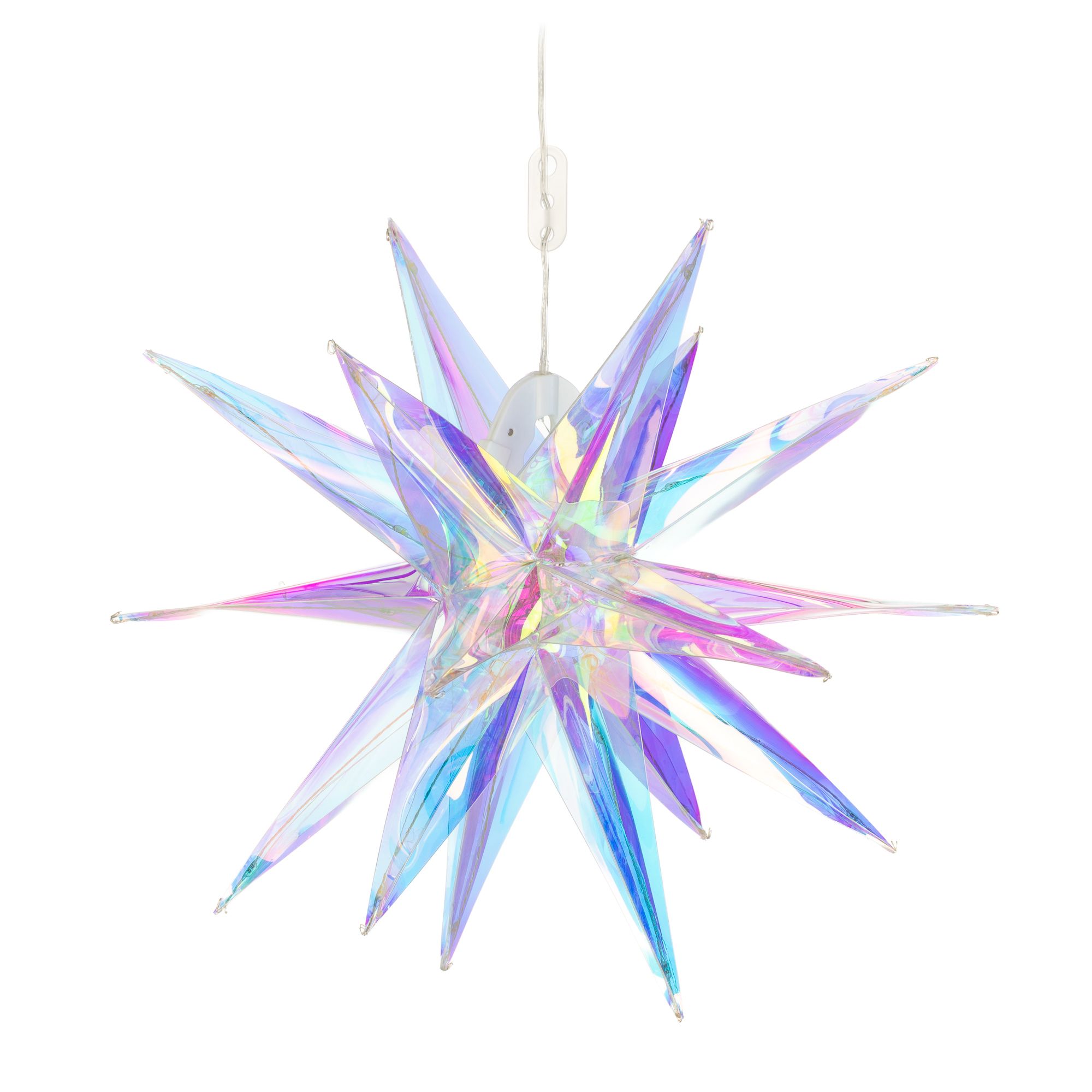 B-Ware LUMIDA Xmas LED-Dekostern irrisierende Optik 6h-Timerfunktion