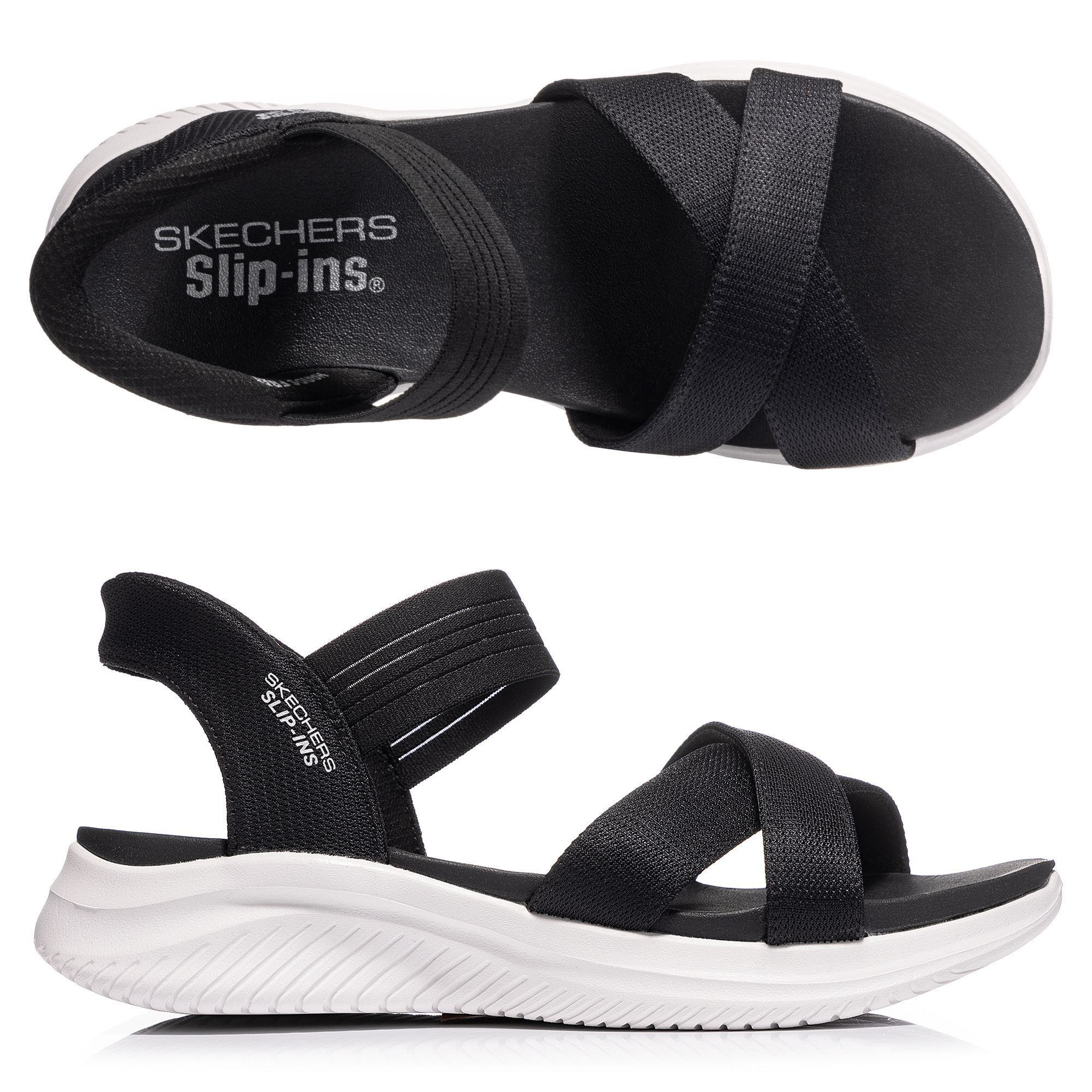 B-Ware SKECHERS Damen-Sandale Ultra Flex 3.0 Mesh