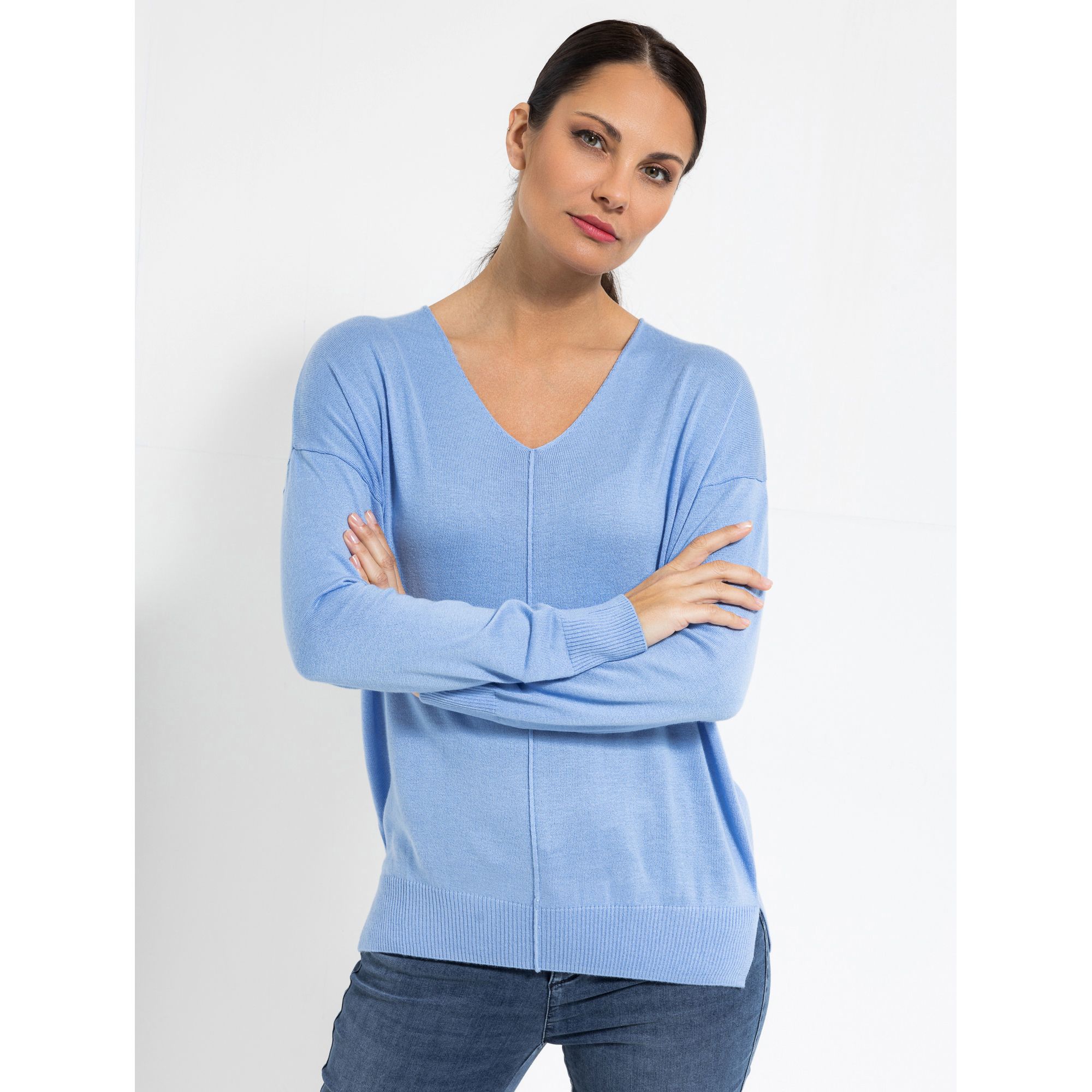 B-Ware STEFFEN SCHRAUT Pullover Avignon seitliche Schlitze aus ECOVERO Viskose