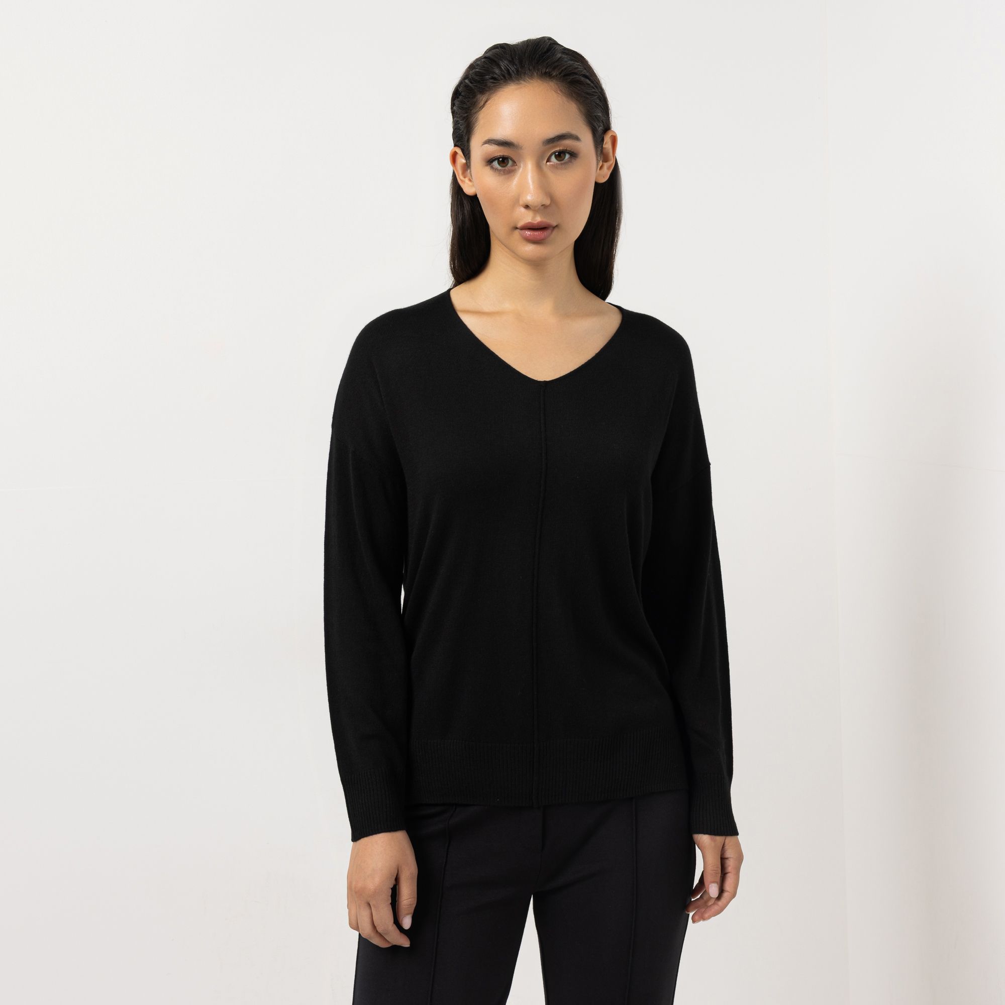 B-Ware STEFFEN SCHRAUT Pullover Avignon seitliche Schlitze aus ECOVERO Viskose