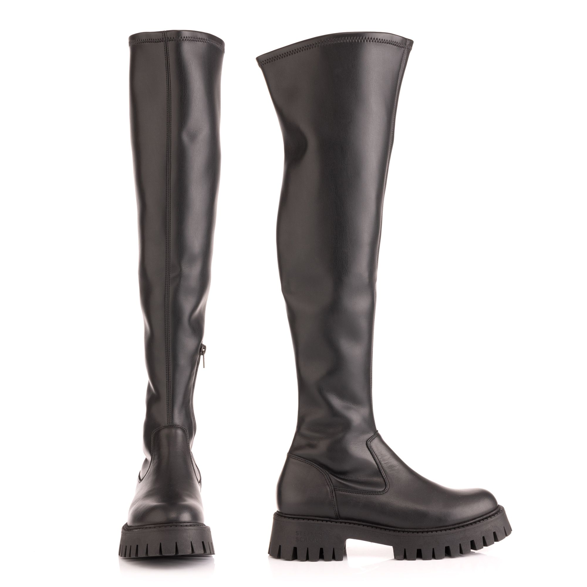B-Ware STEFFEN SCHRAUT Damen-Stiefel Nappa echt Leder Overknee
