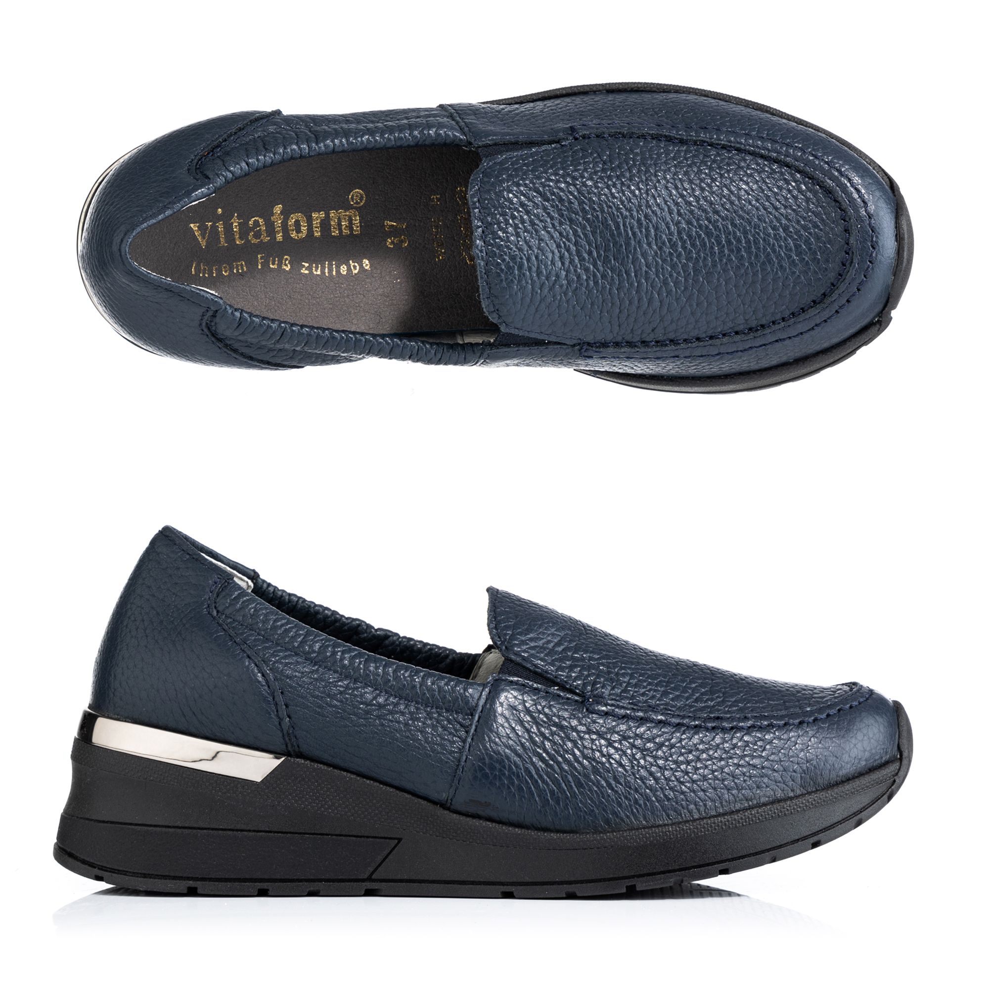 B-Ware VITAFORM Damen-Slipper Hirschleder Shock Absorber