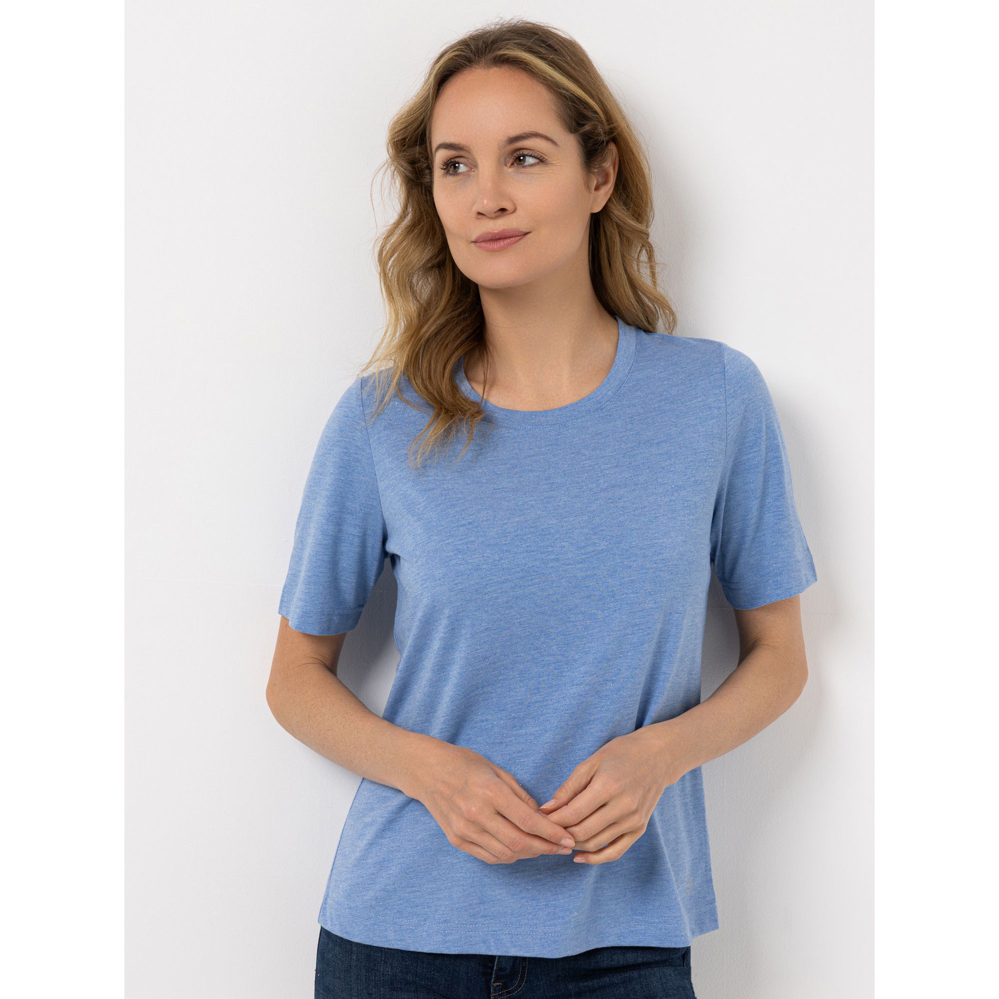 B-Ware DAWID by Dawid Tomaszewski Shirt, 1/2-Arm feiner Glanzfaden