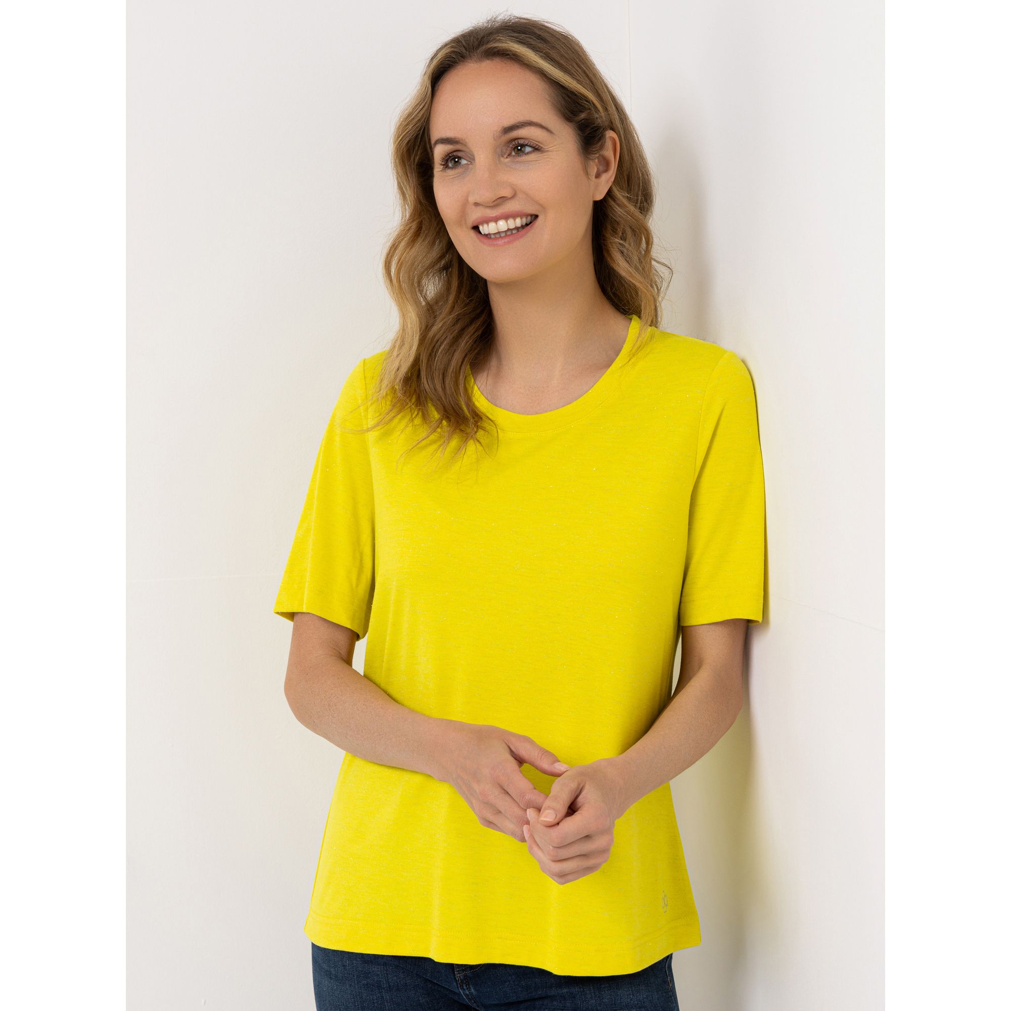 B-Ware DAWID by Dawid Tomaszewski Shirt, 1/2-Arm feiner Glanzfaden