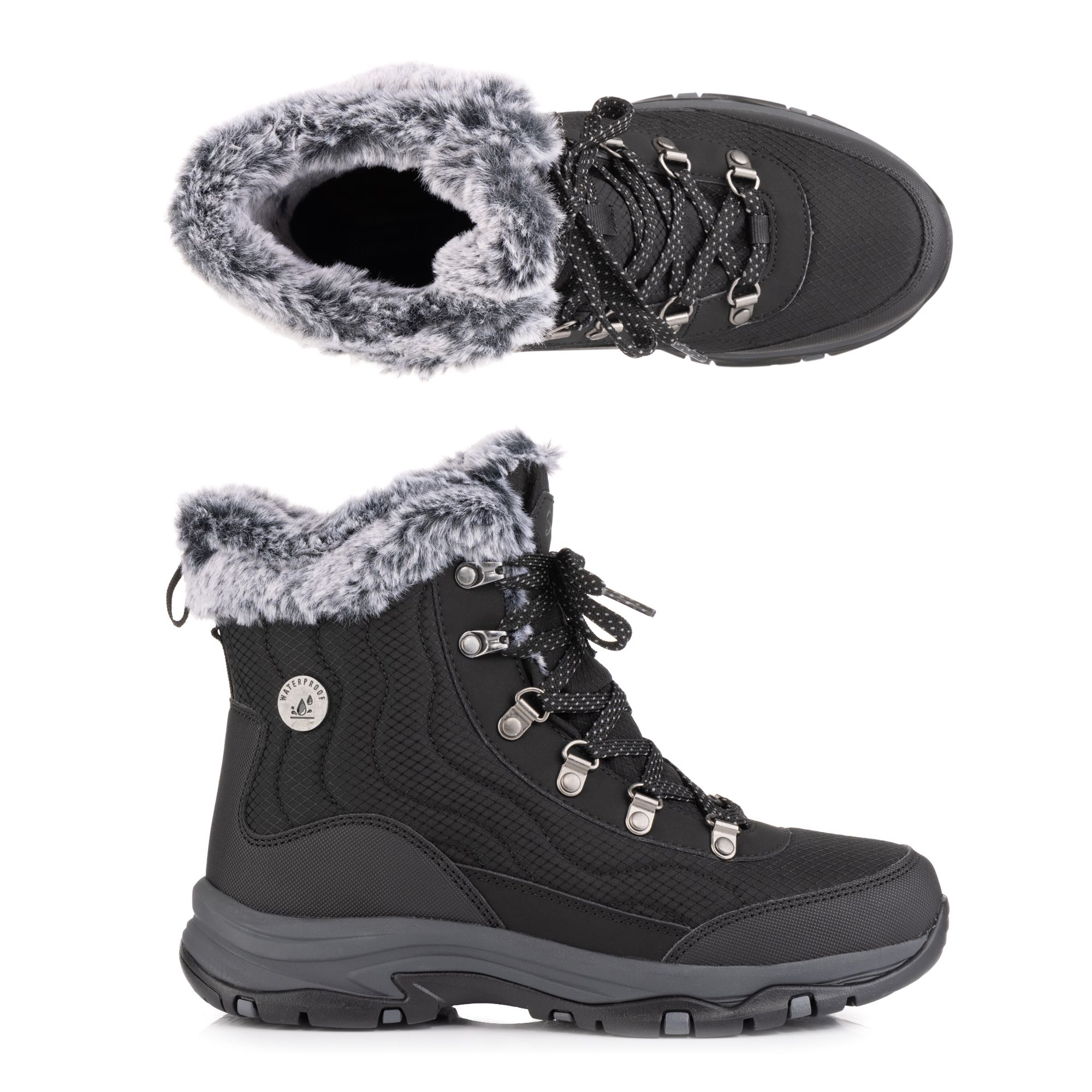 B-Ware SKECHERS Damen-Stiefel Trego Stormie gefüttert