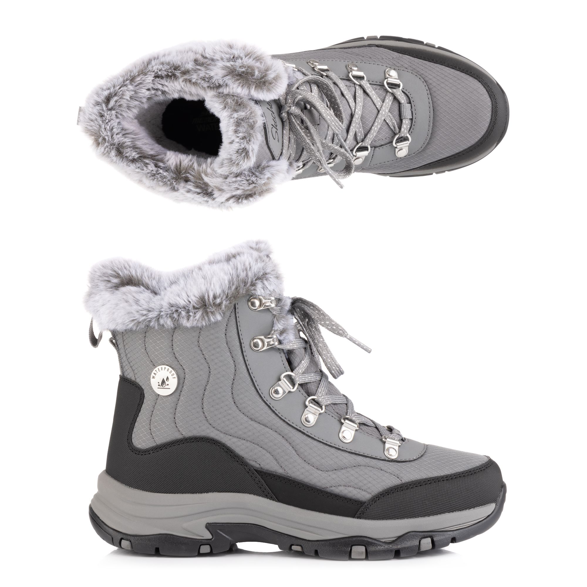 B-Ware SKECHERS Damen-Stiefel Trego Stormie gefüttert