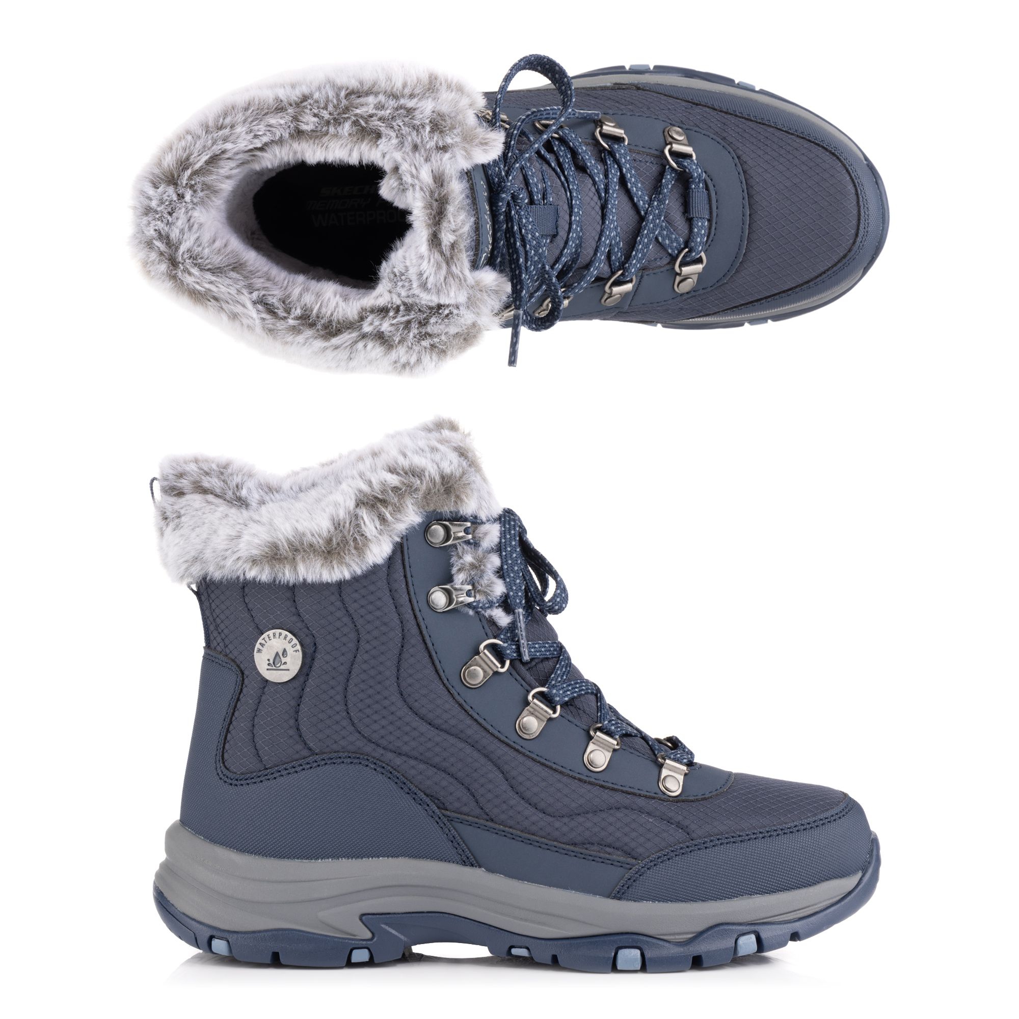 B-Ware SKECHERS Damen-Stiefel Trego Stormie gefüttert