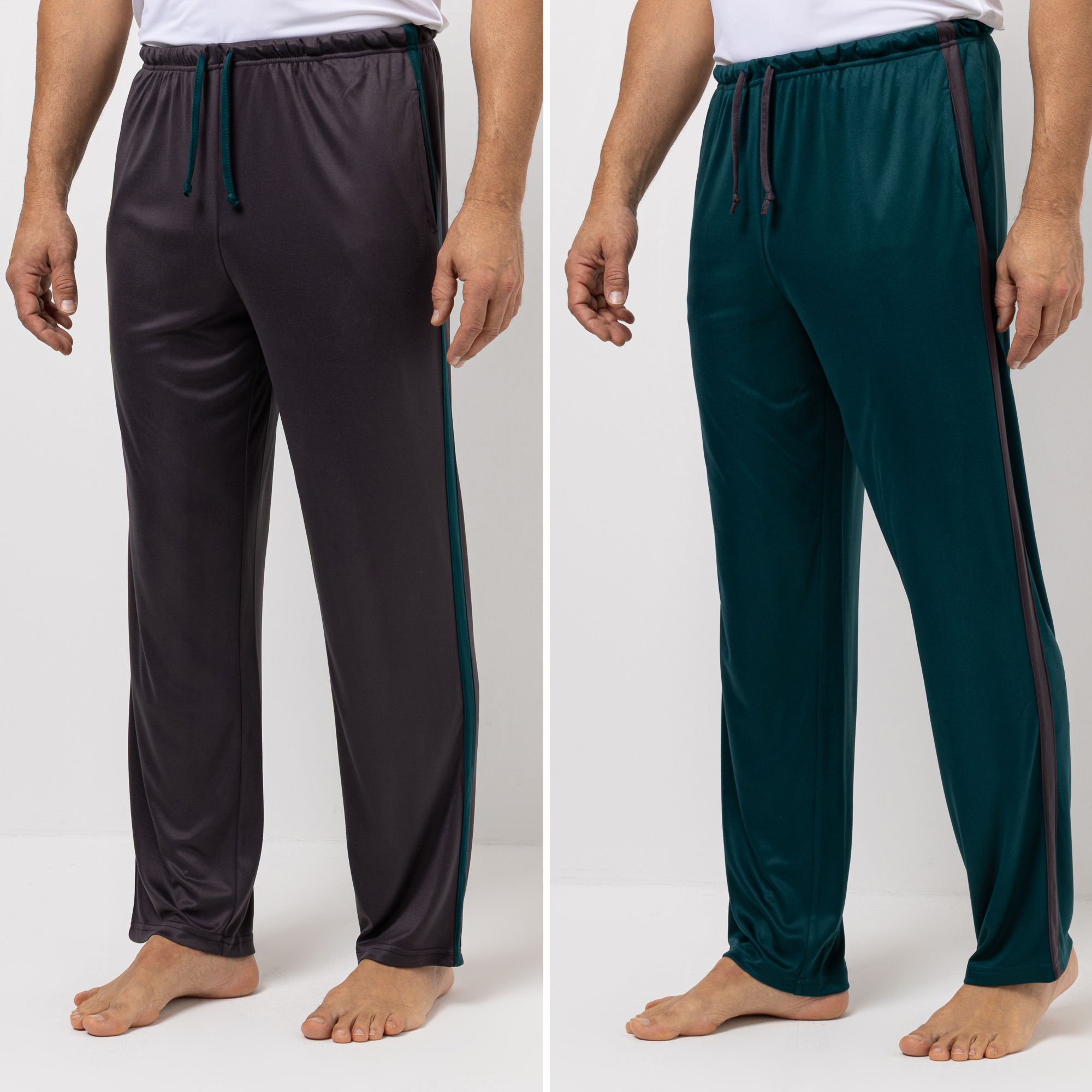 B-Ware MEN'S TOUCH 2 Hosen Mikrofaser Kontraststreifen