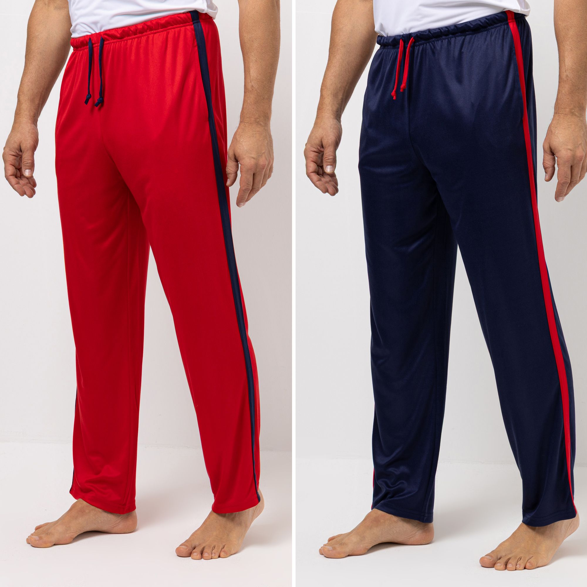 B-Ware MEN'S TOUCH 2 Hosen Mikrofaser Kontraststreifen