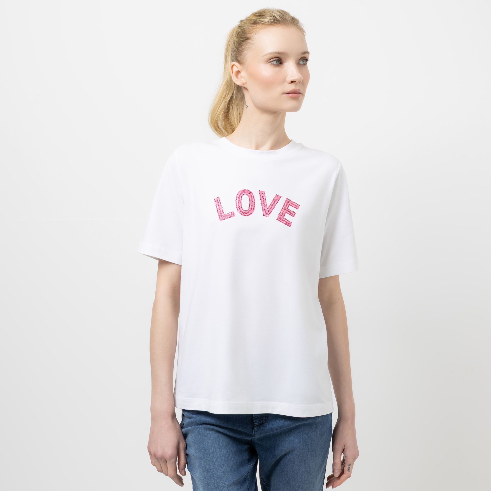 B-Ware STEFFEN SCHRAUT Shirt, 1/2-Arm Rundhalsausschnitt LOVE Schriftzug