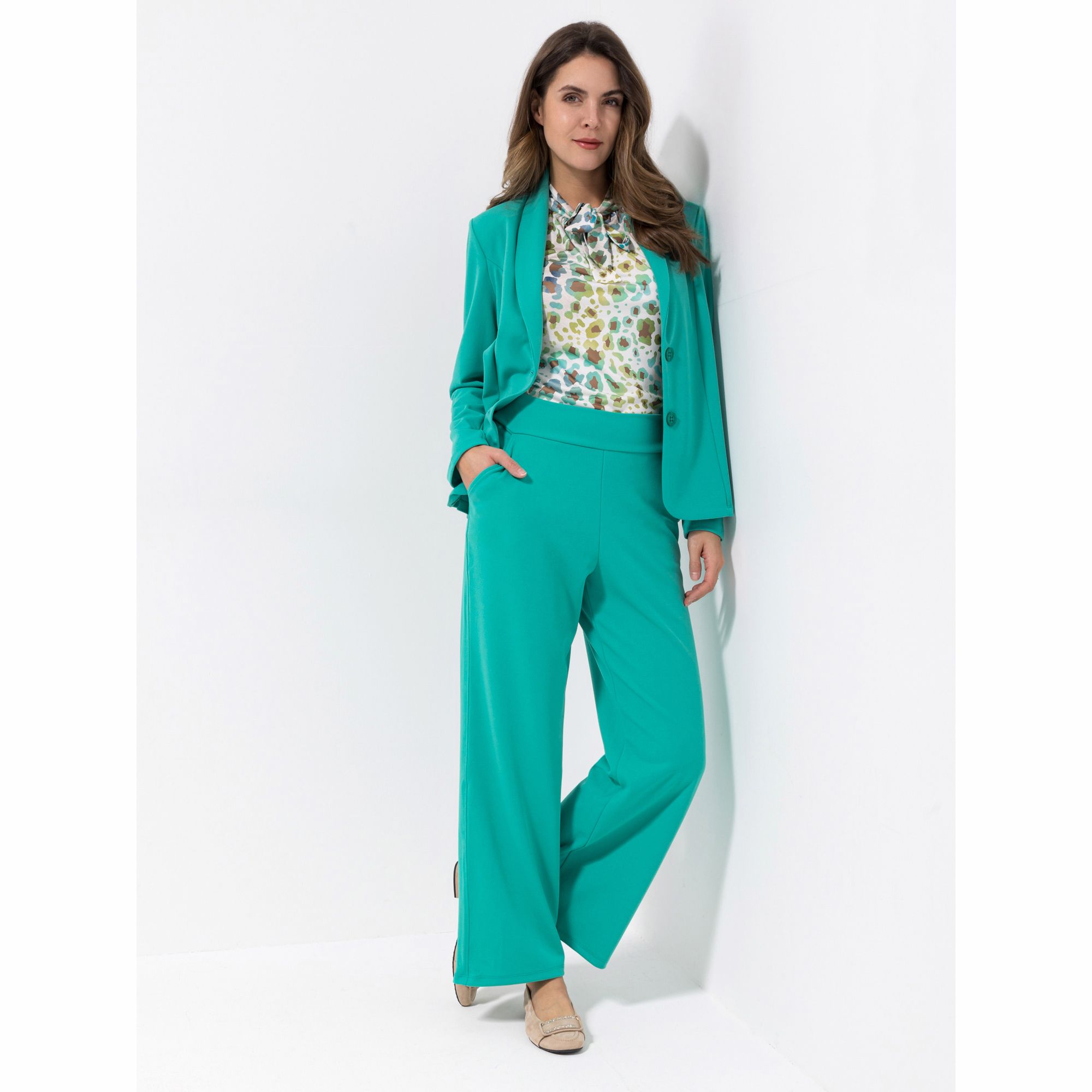 B-Ware KIM & CO. Hose, lange Form Ponti Crepe Jersey 2 Eingrifftaschen