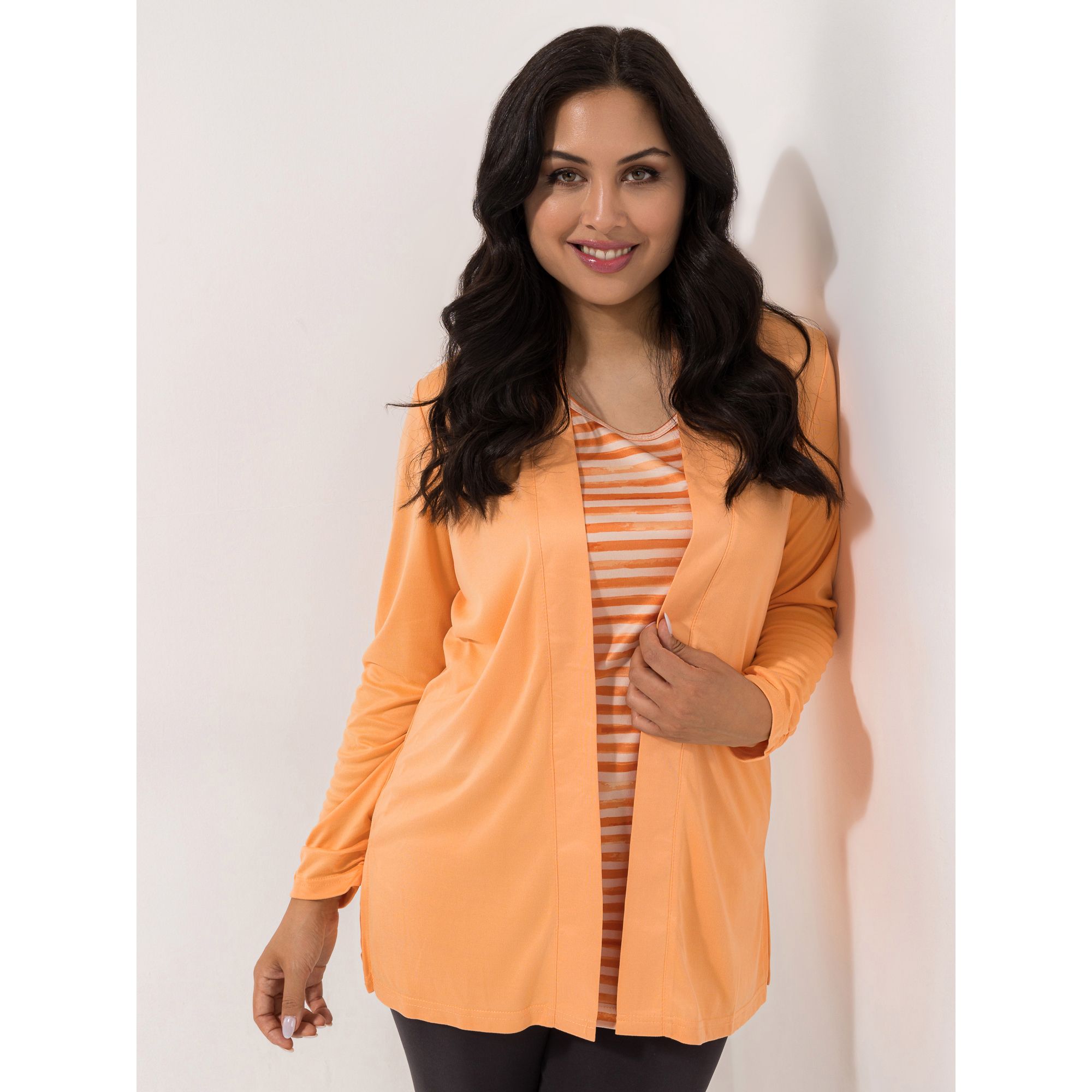 B-Ware JERYMOOD HOMEWEAR Twinset, Longtop Longcardigan Mikrofaser