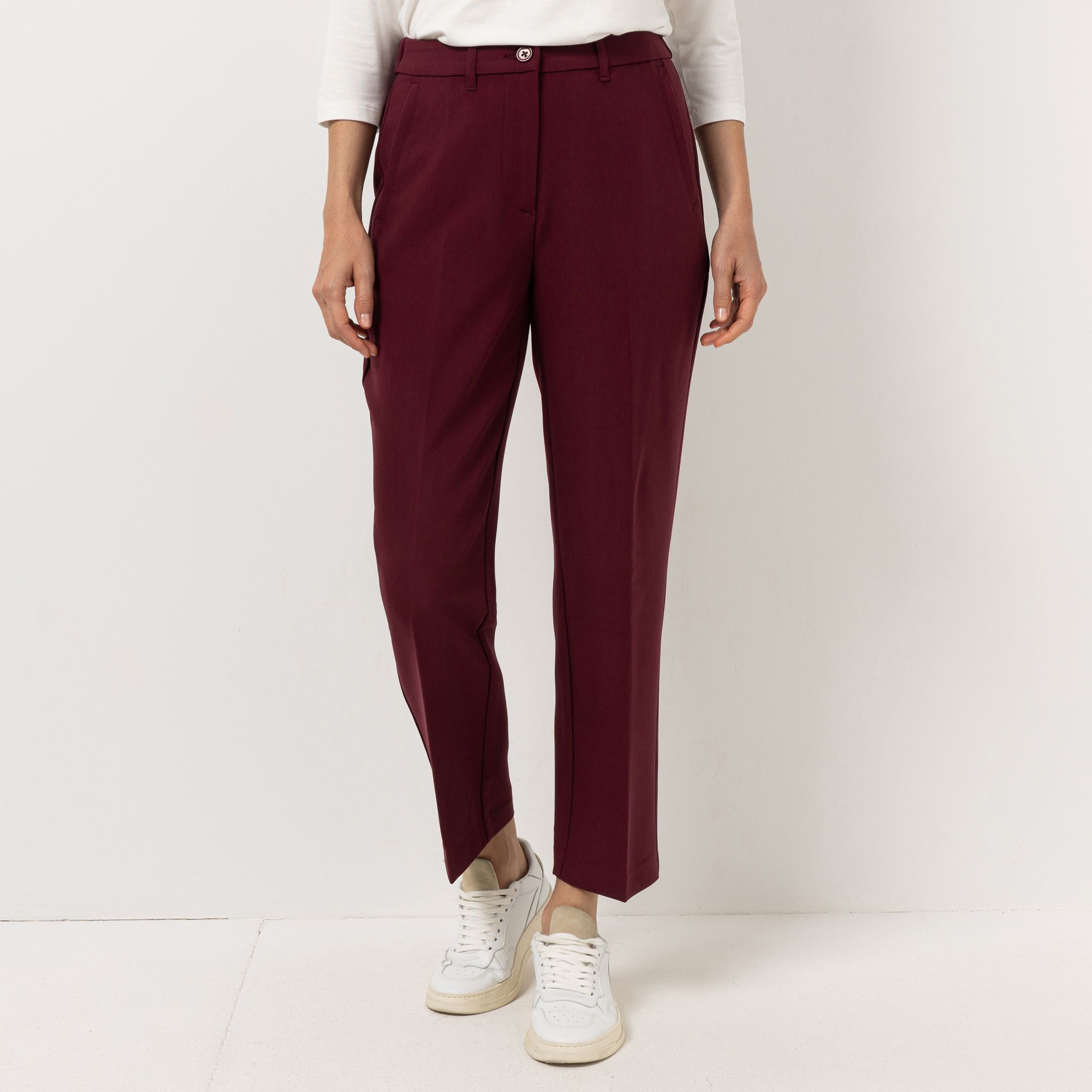 B-Ware DAWID by Dawid Tomaszewski Hose, knöchellang Teildehnbund hinten